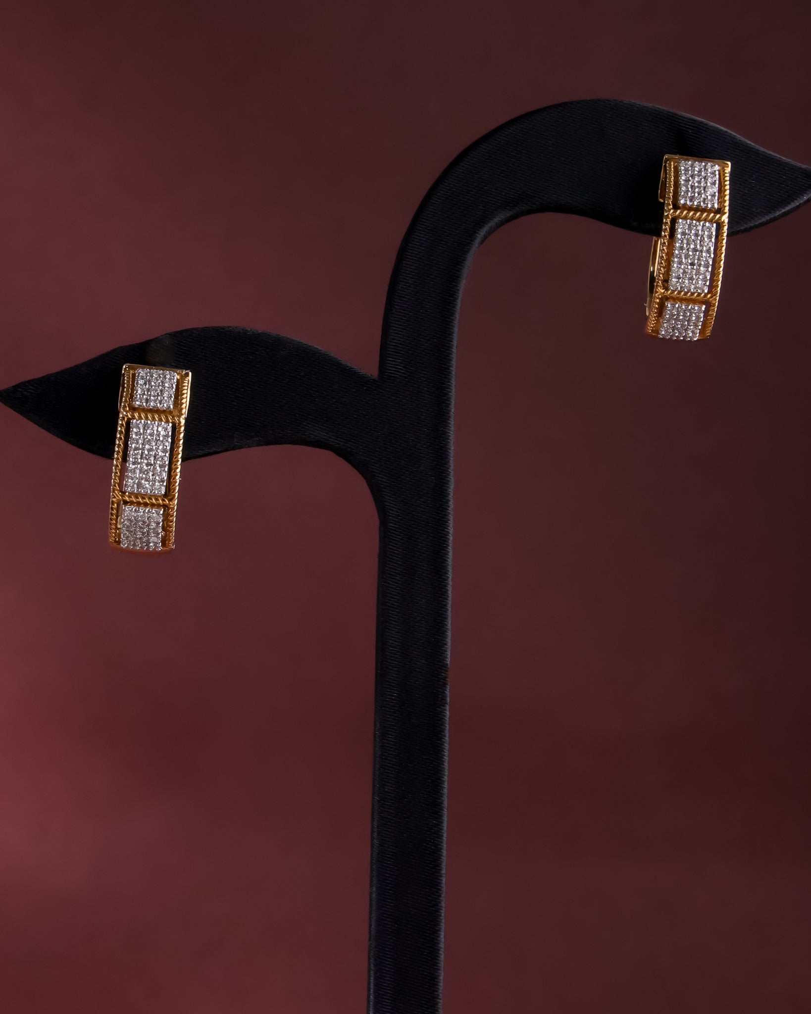 Diamond Long Earring