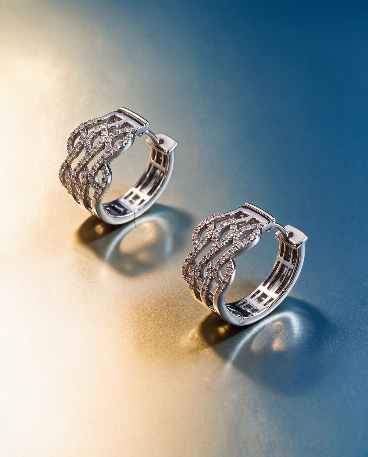 Diamond Long Earrings