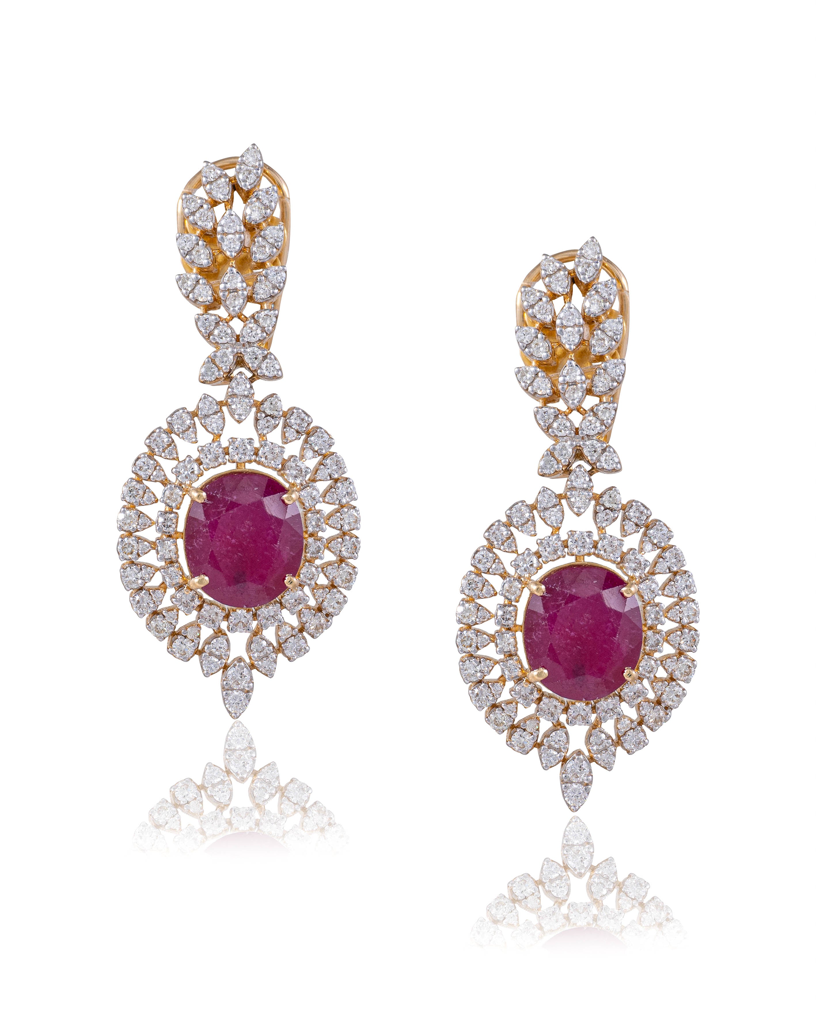 Chaitali Diamond Long Earrings