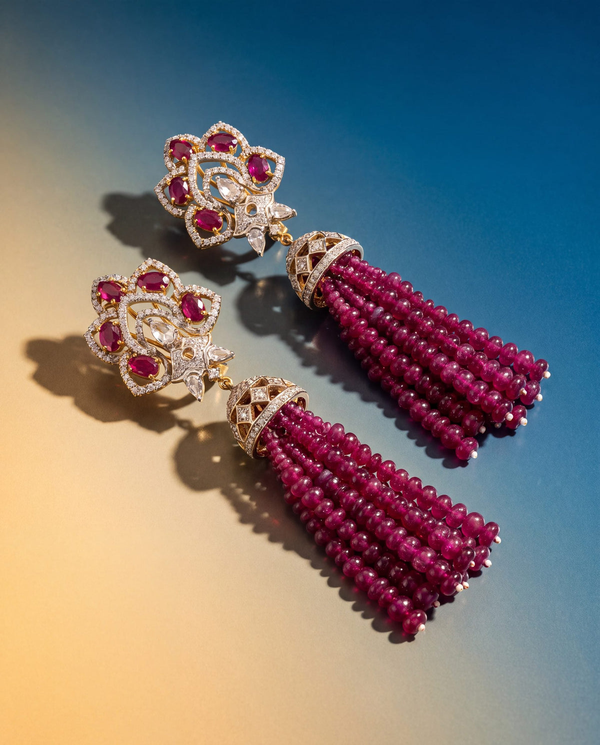 Diamond Long Earrings