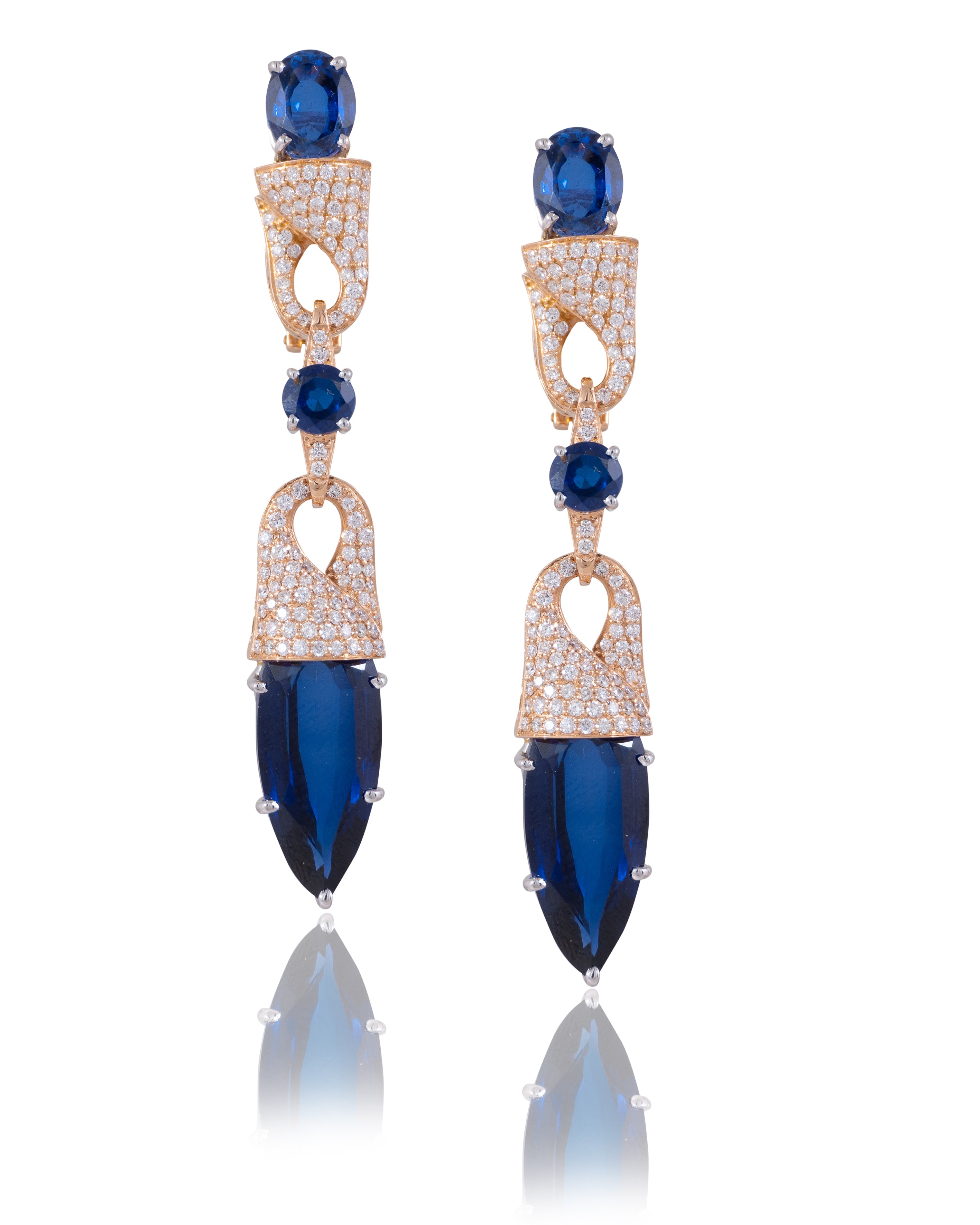 Hemakshi Diamond Long Earrings