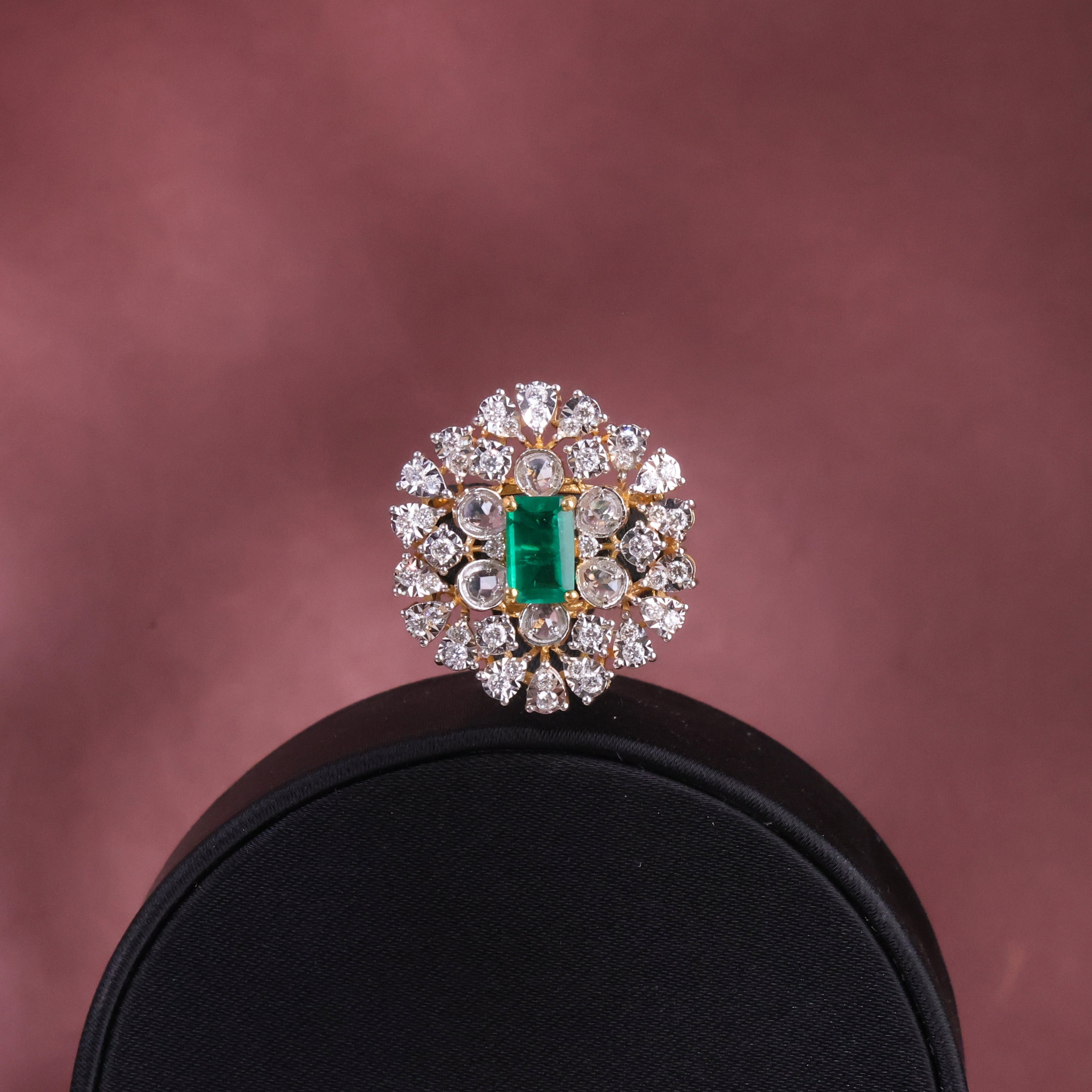 Emerald Diamond Ring