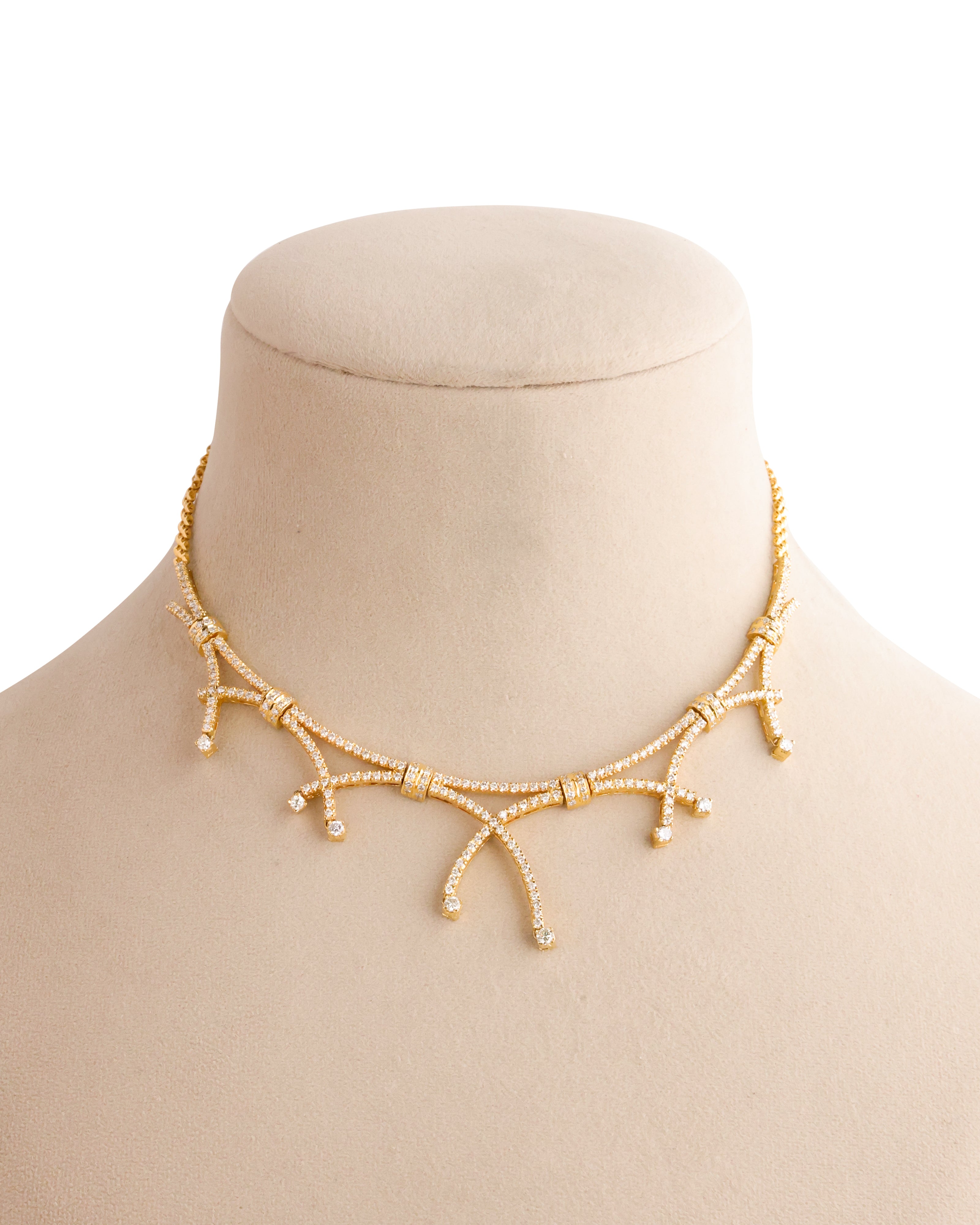 Gold Diamond Necklace