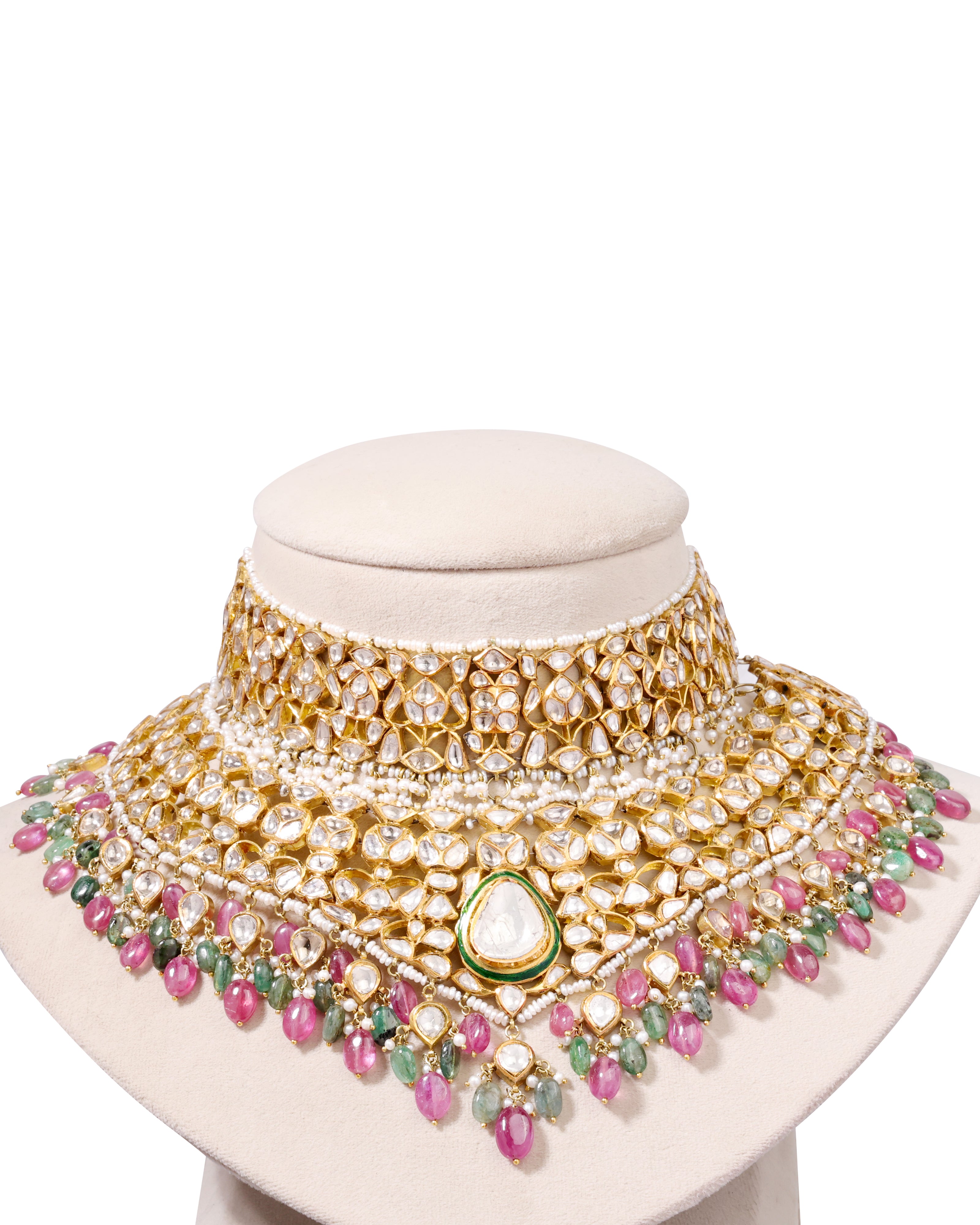Heavy Jadau Polki Choker