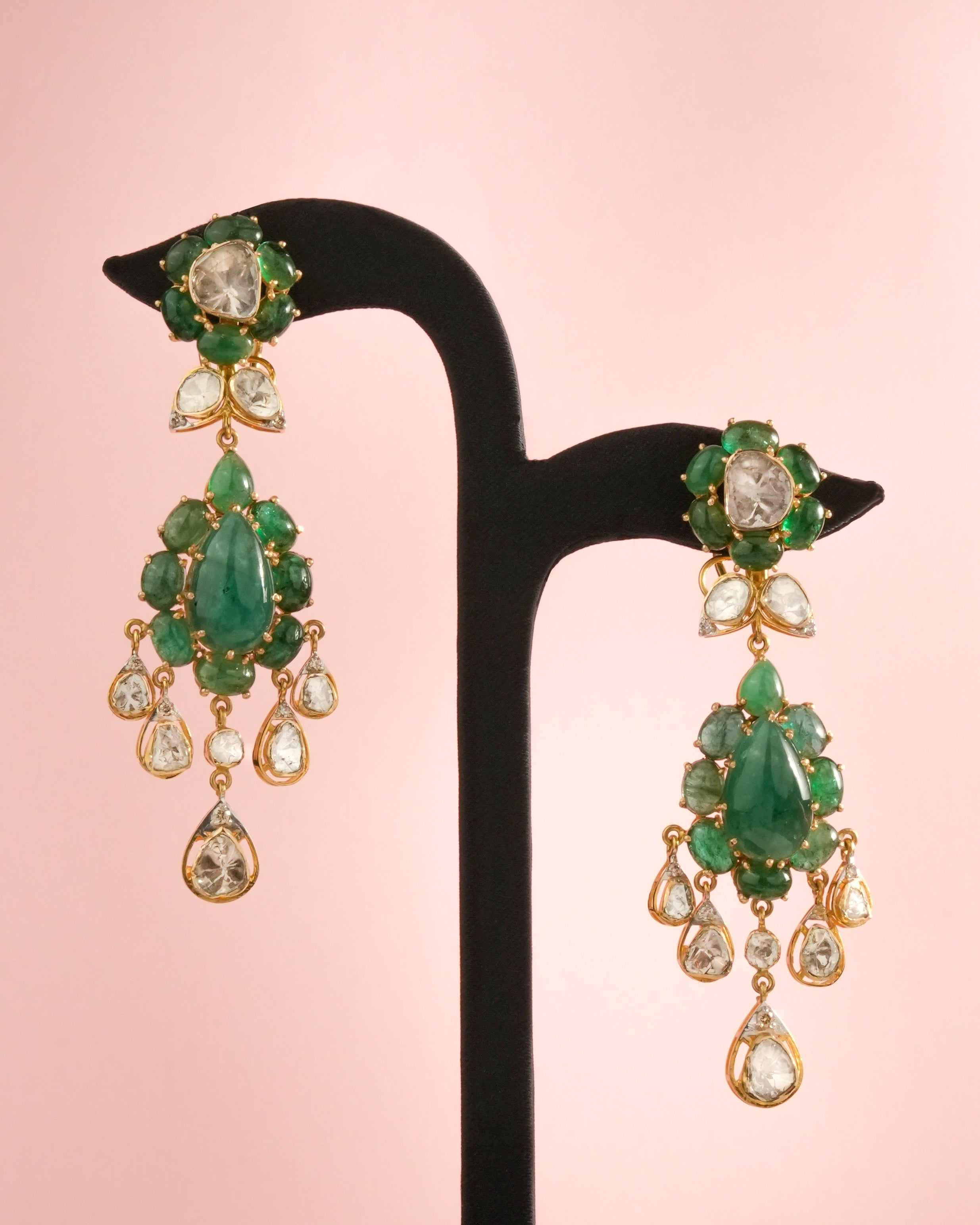Ivy Polki And Diamond Long Earrings