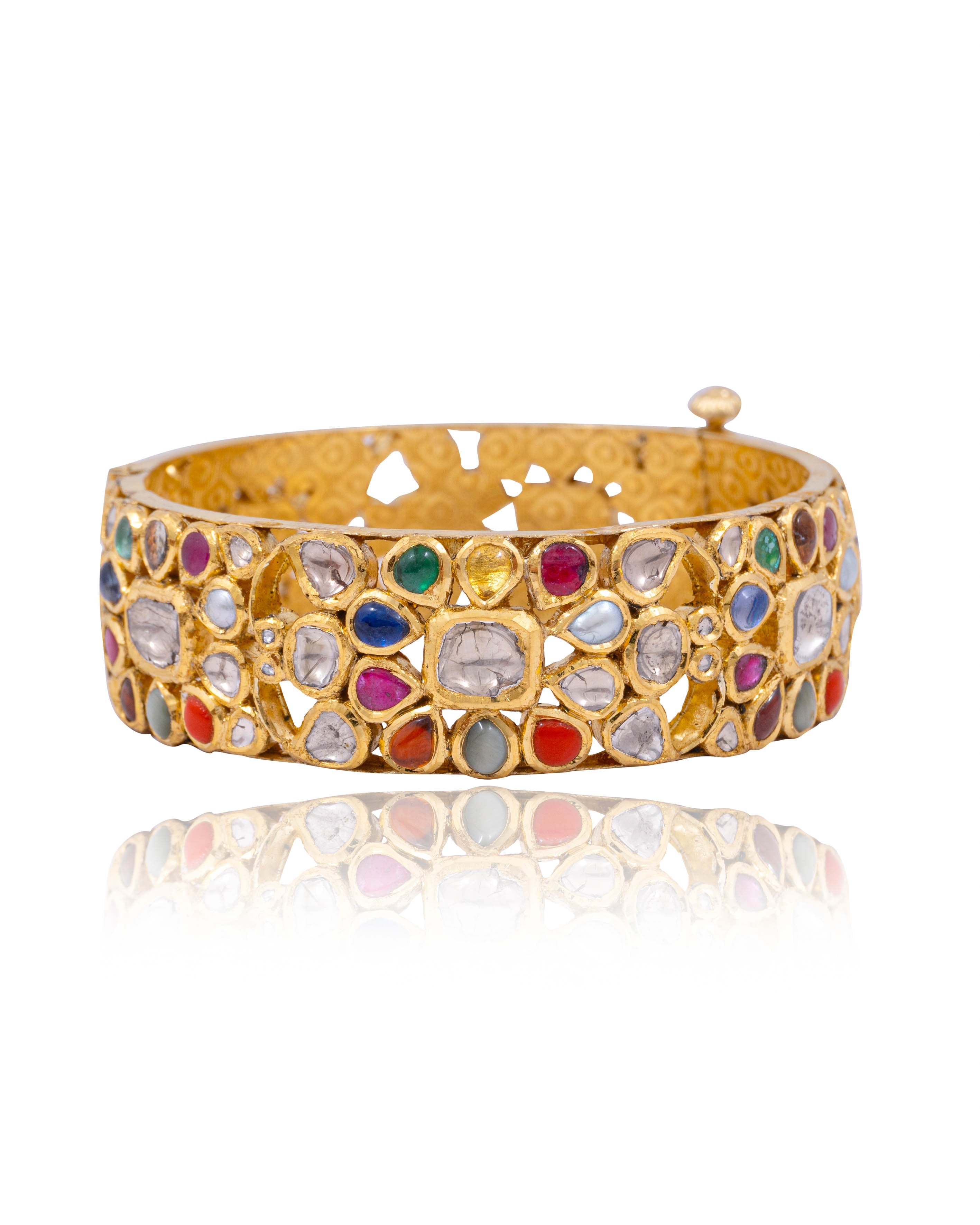 Zarina Jadau Polki Bangle - NO ORDERS