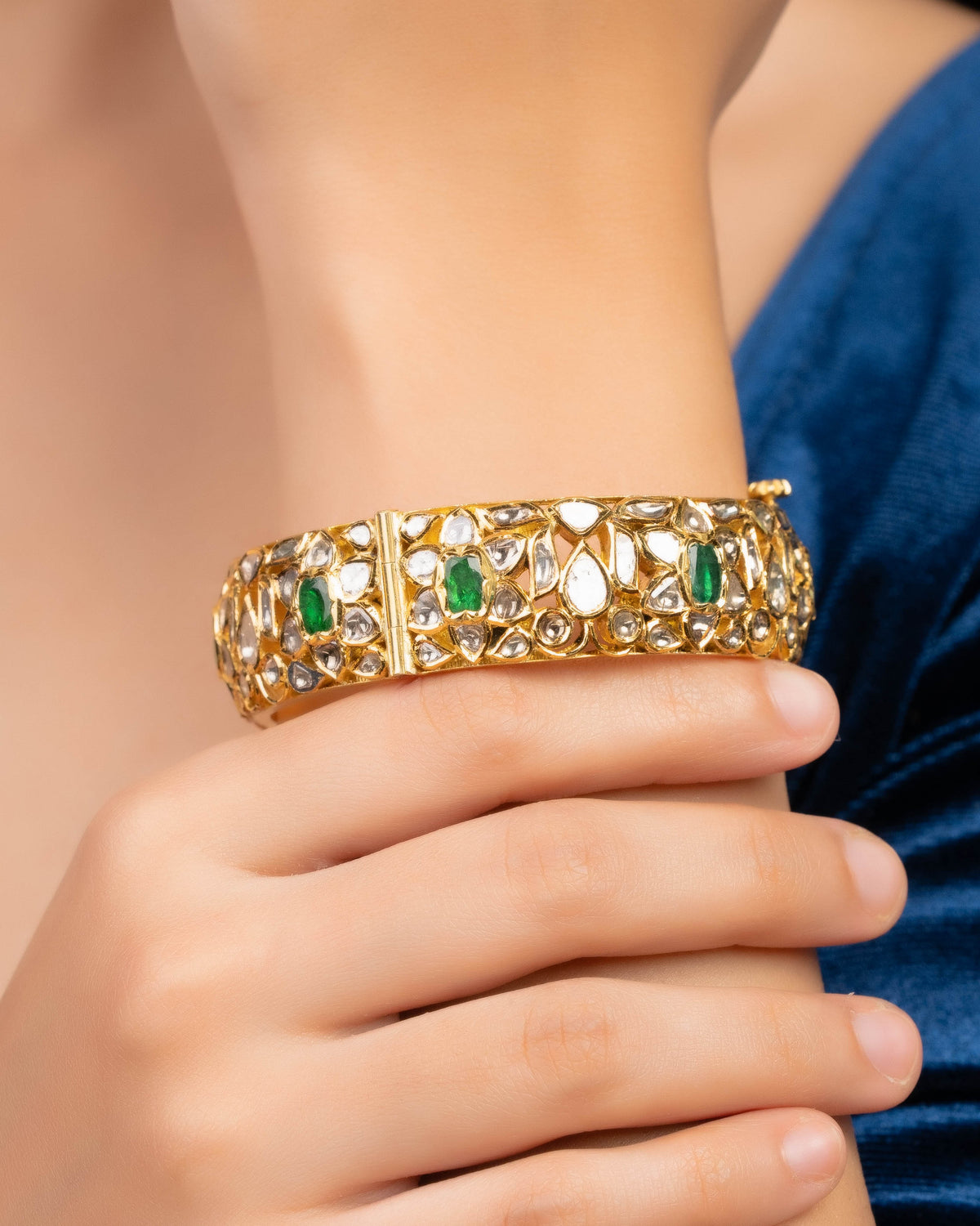 Rupali Jadau Polki Bangle - NO ORDERS