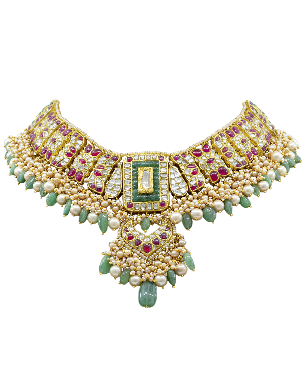 Matsya Bridal Polki Set