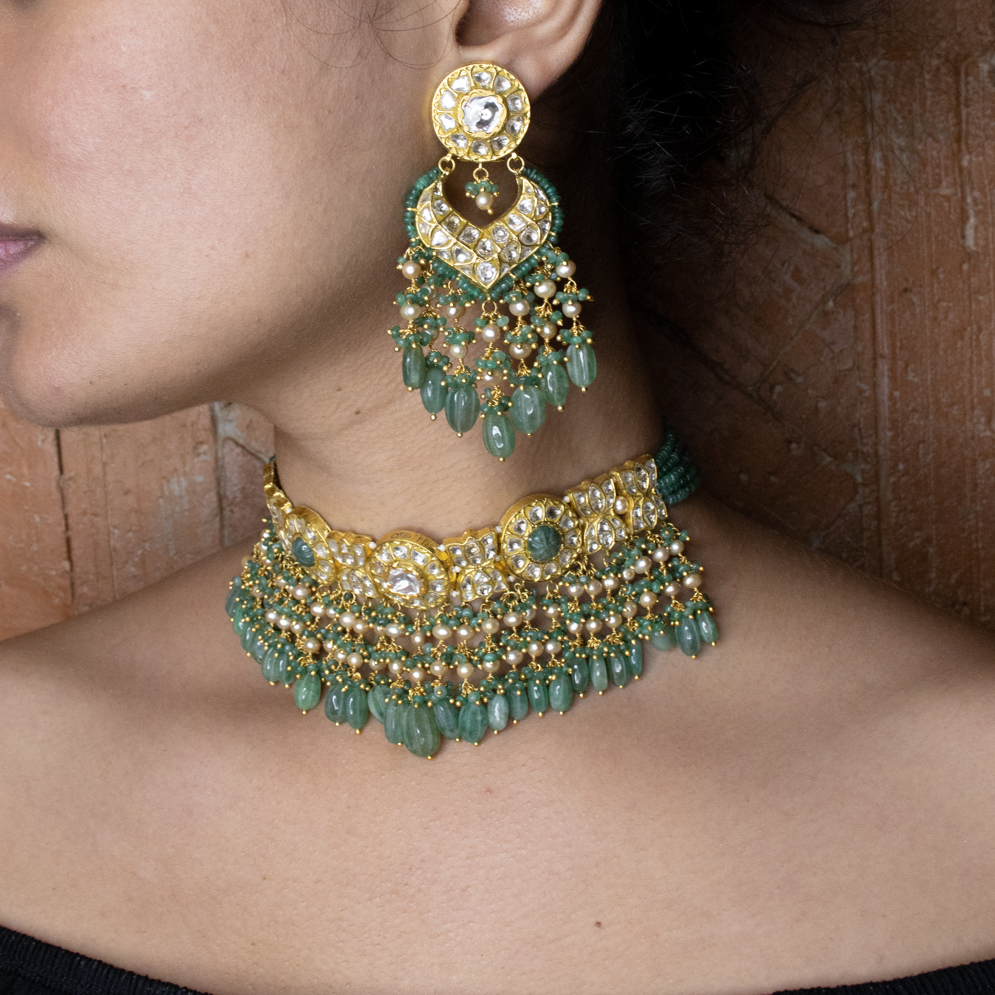 Lucy Choker and Heli Chandbalis Polki Set