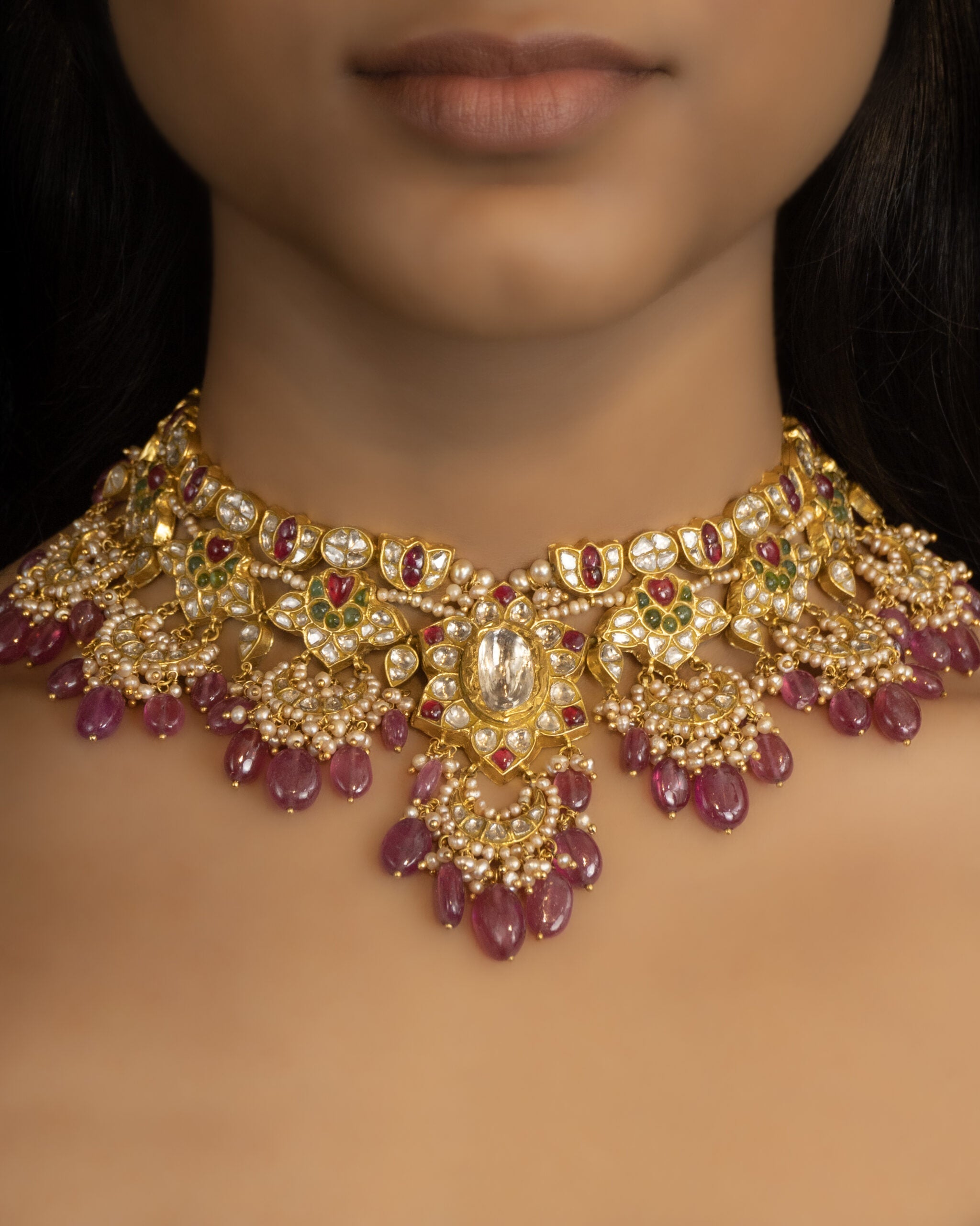 Jeana Polki Long Necklace