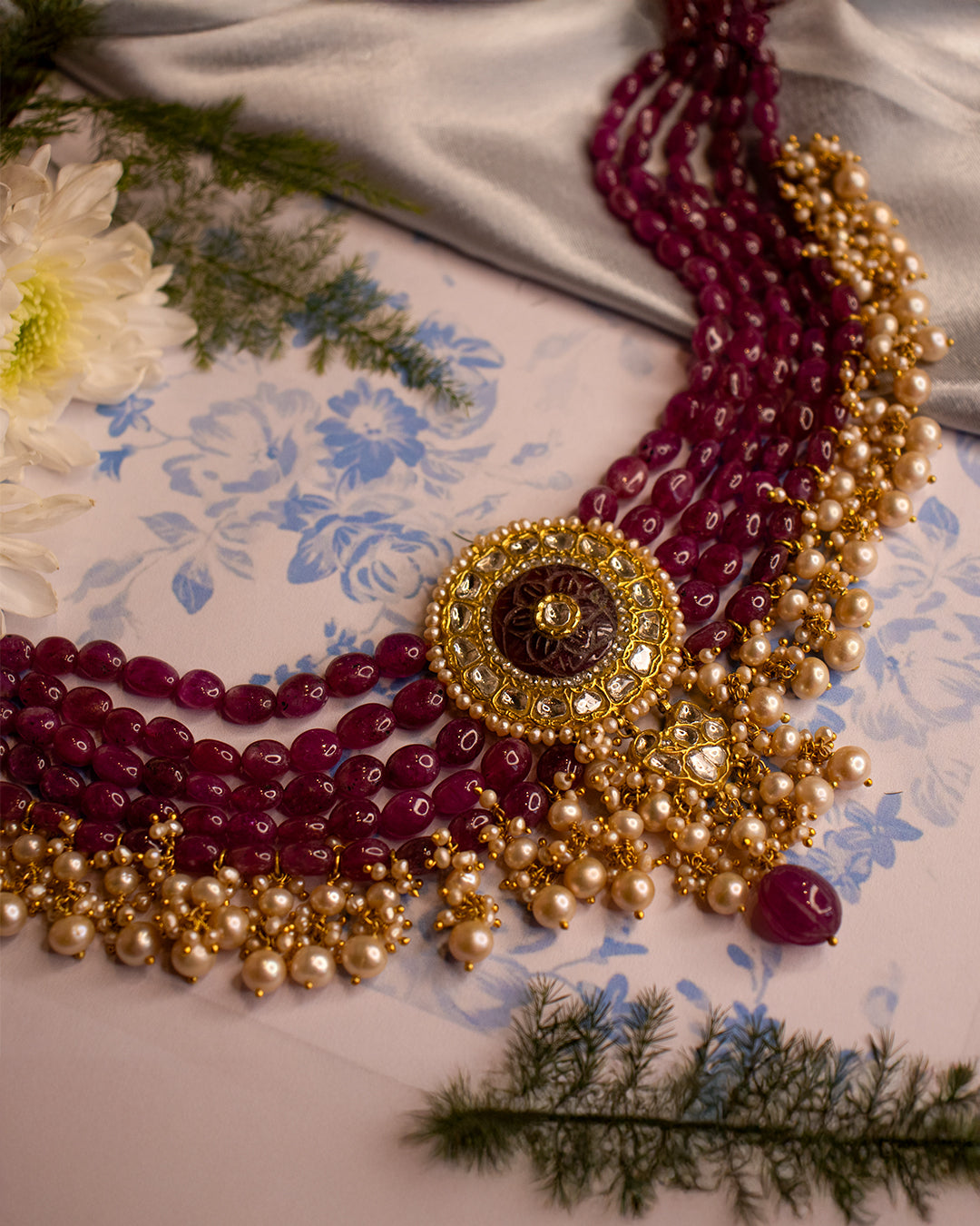 Estelle Polki Bead Choker