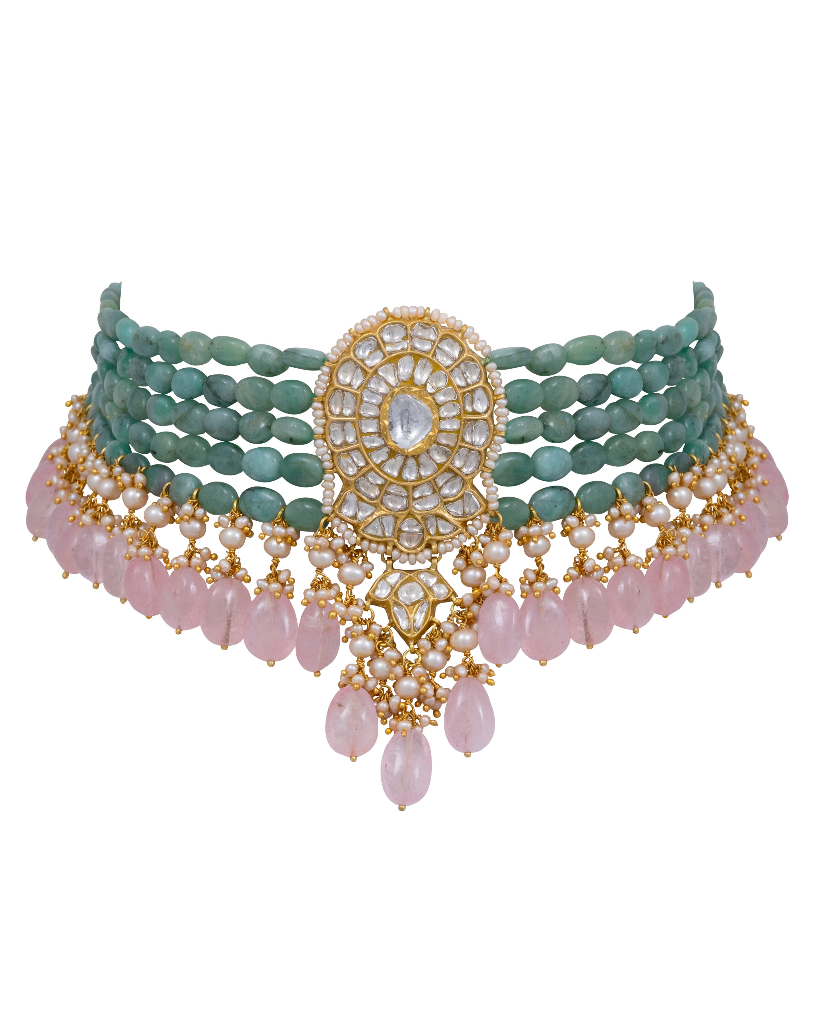 Drishti Polki Bead Choker