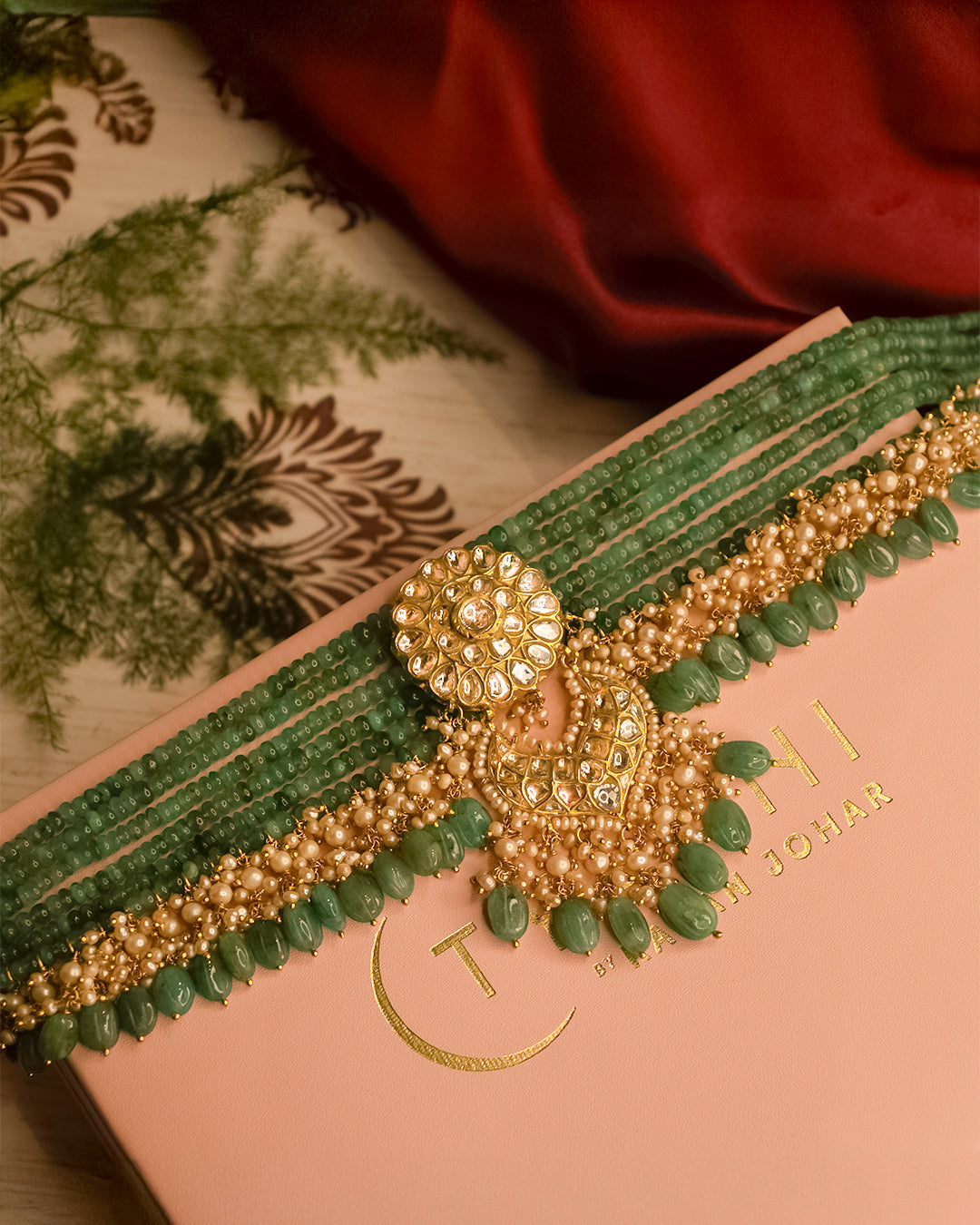 Gwen Polki Bead Choker