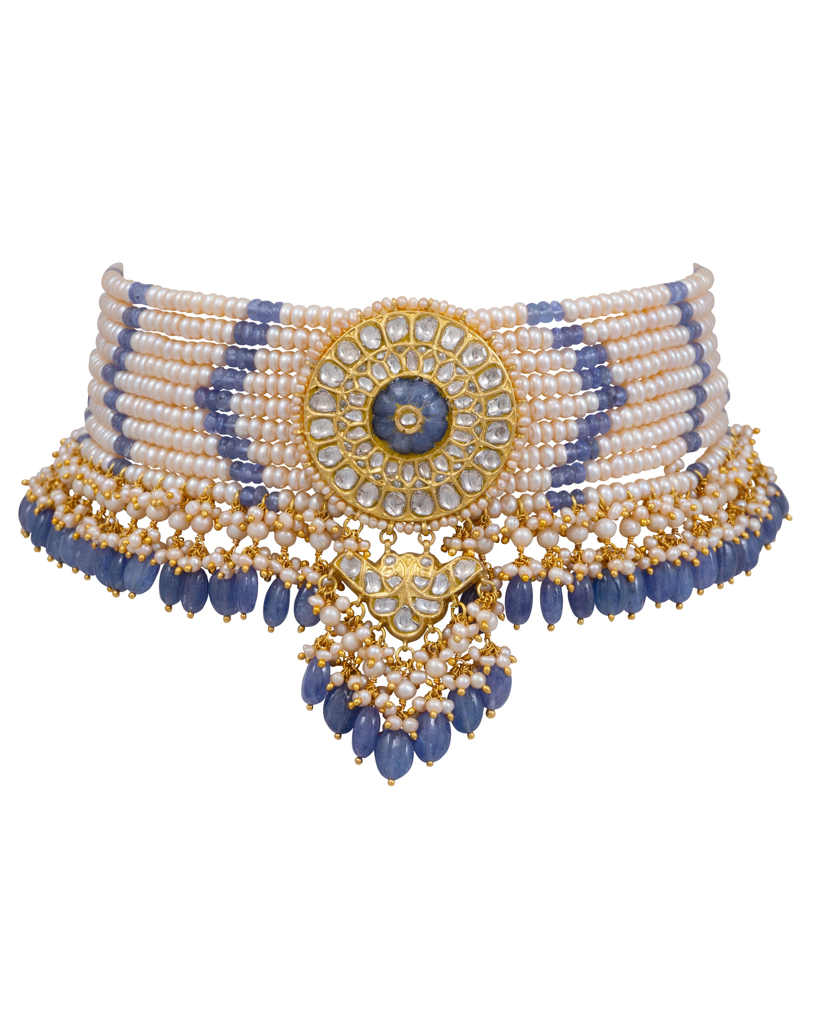 Charmi Polki Bead Choker