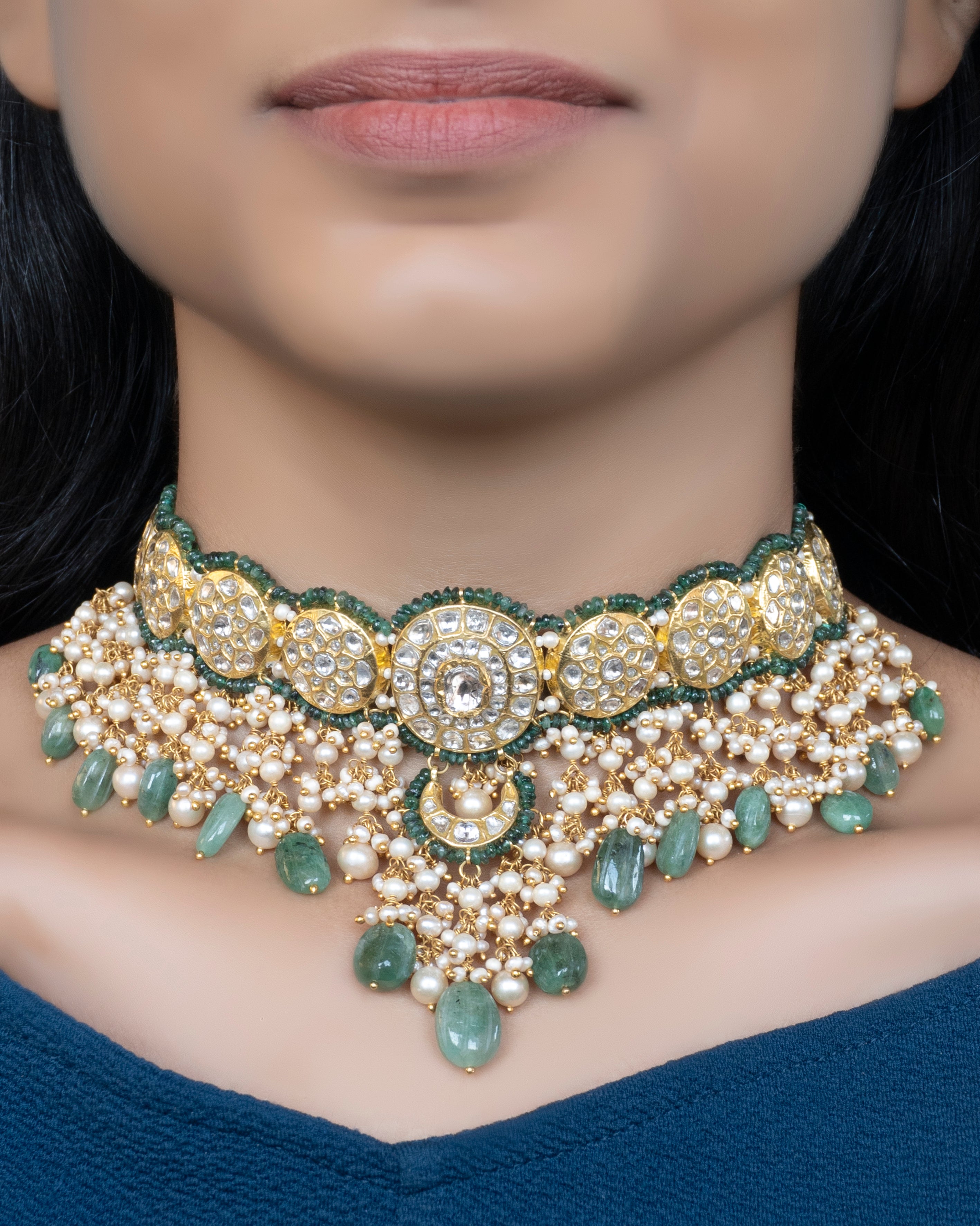 Kusuma Bridal Polki Set