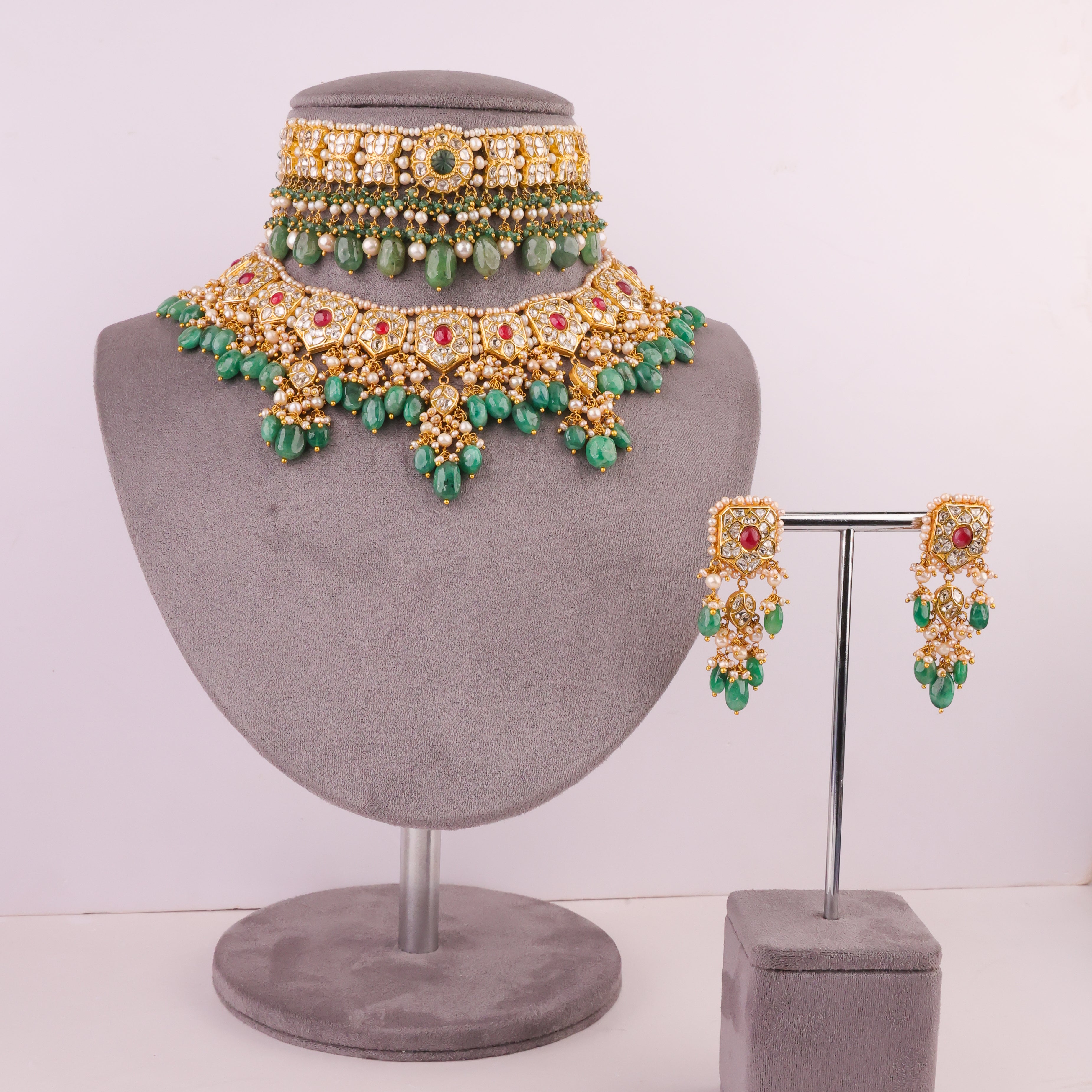 Huda Bridal Polki Set