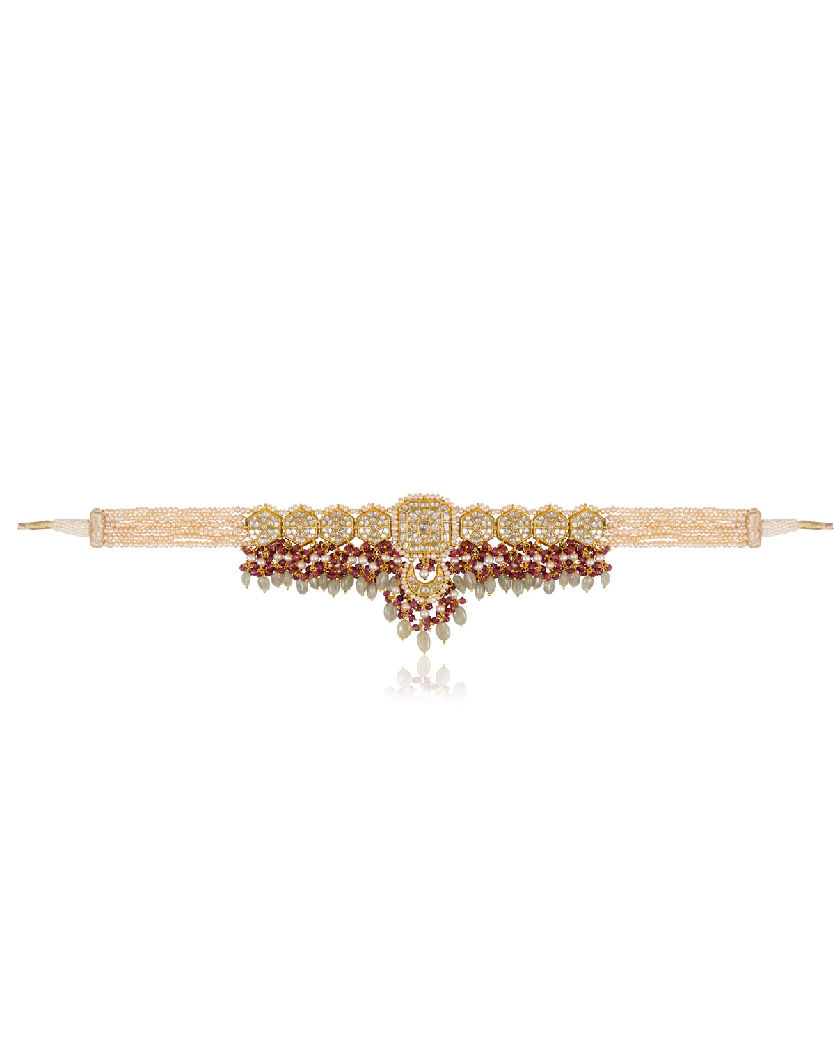 Advita Choker And Tanaz Chandbalis Polki Set