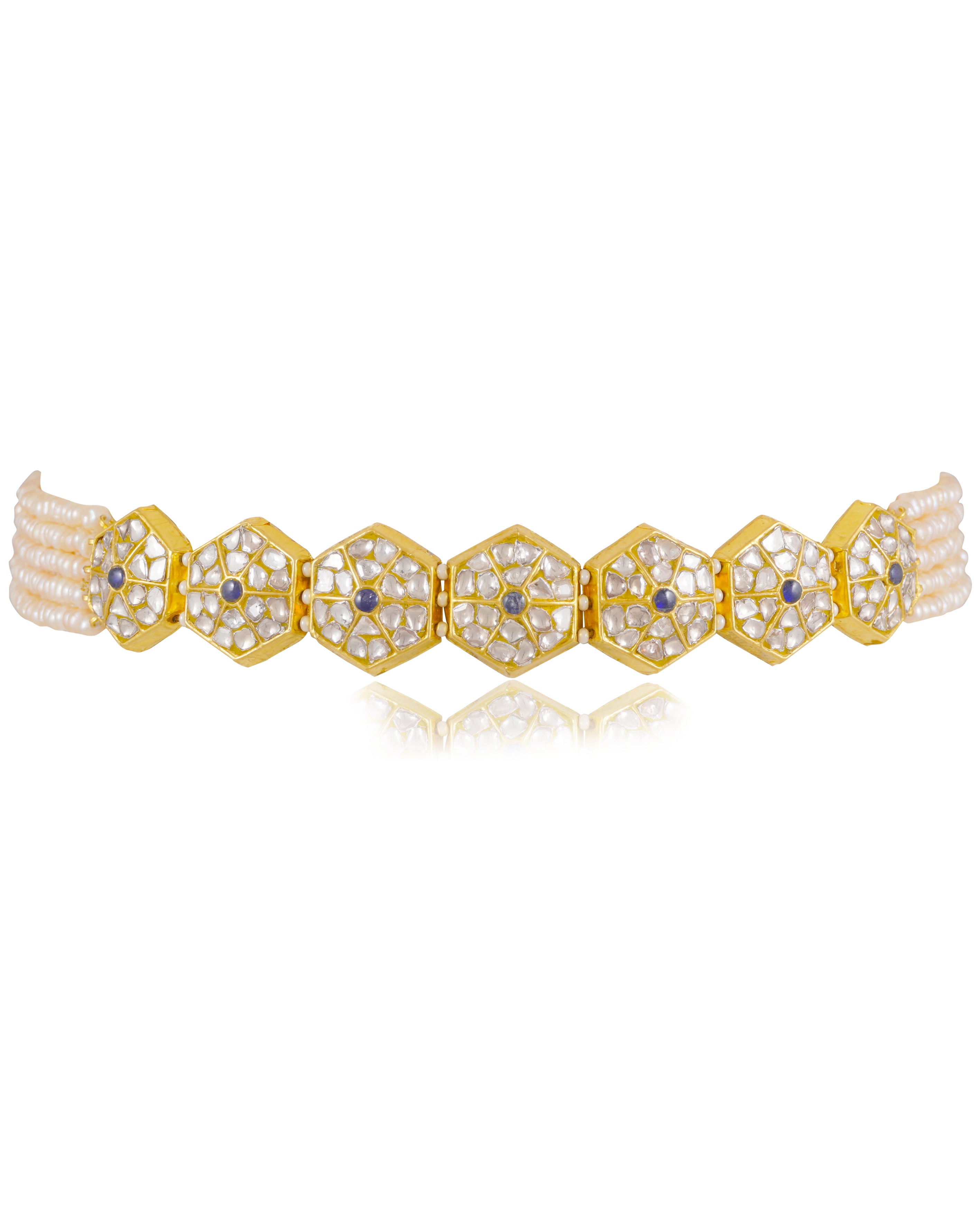 Mr And Mrs Mahi Set - Mahi Bridal Polki Set