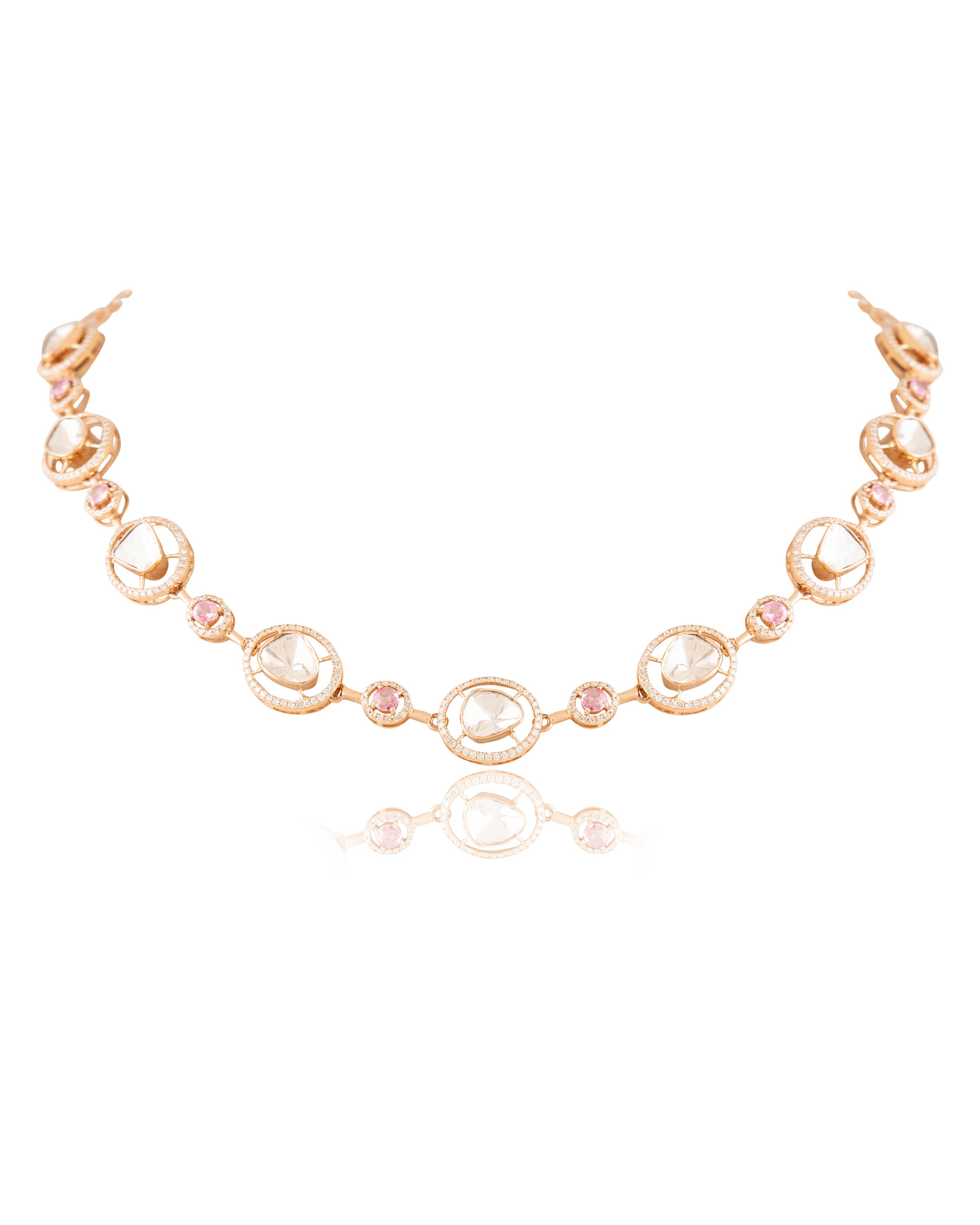 Lyra Polki And Diamond Necklace