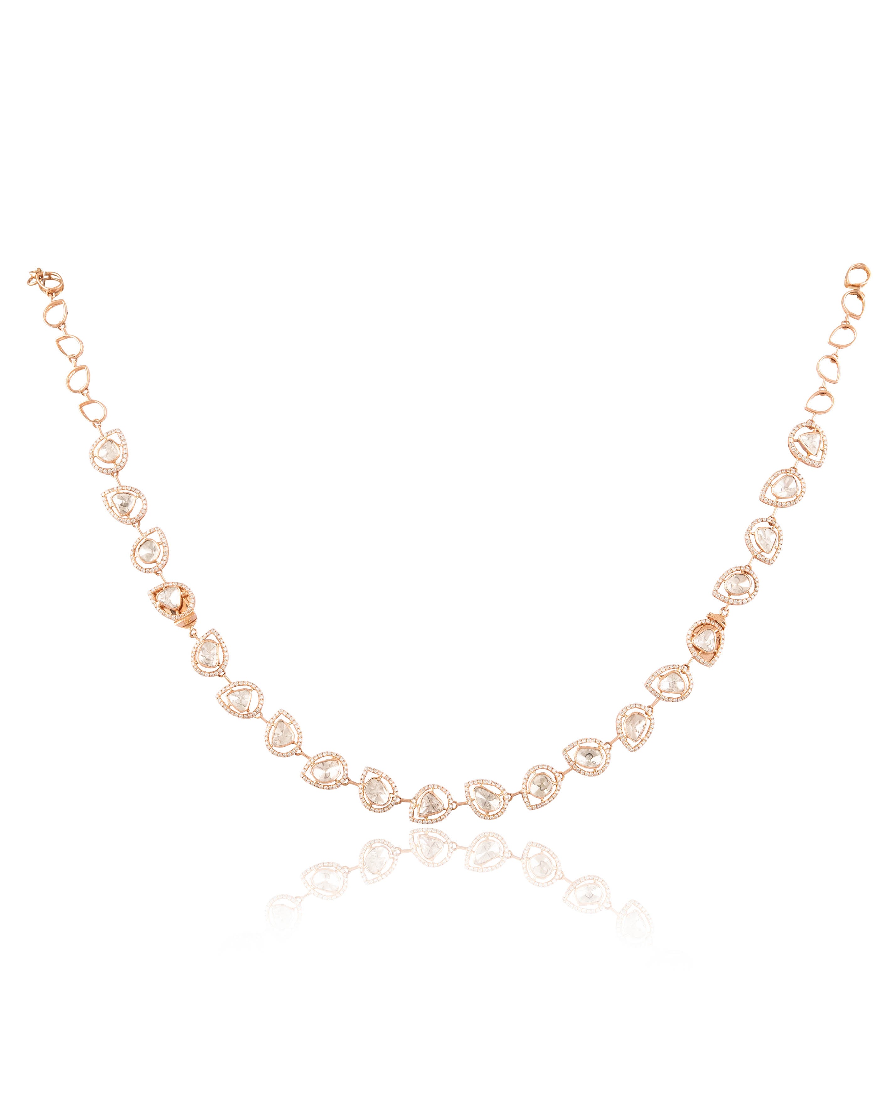 Preeti Polki And Diamond Necklace