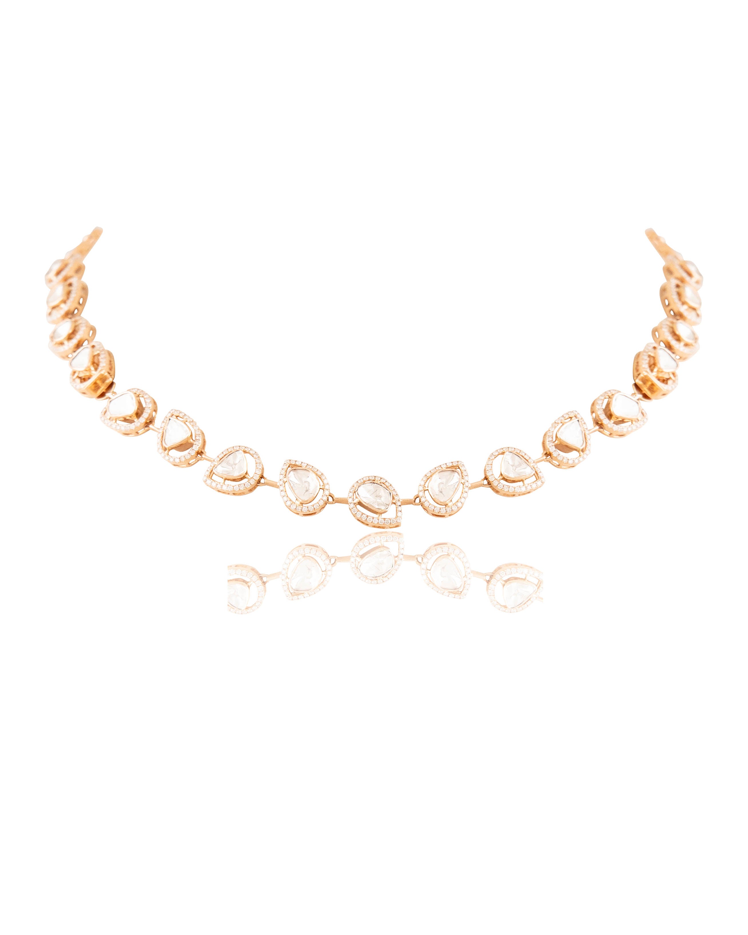 Preeti Polki And Diamond Necklace