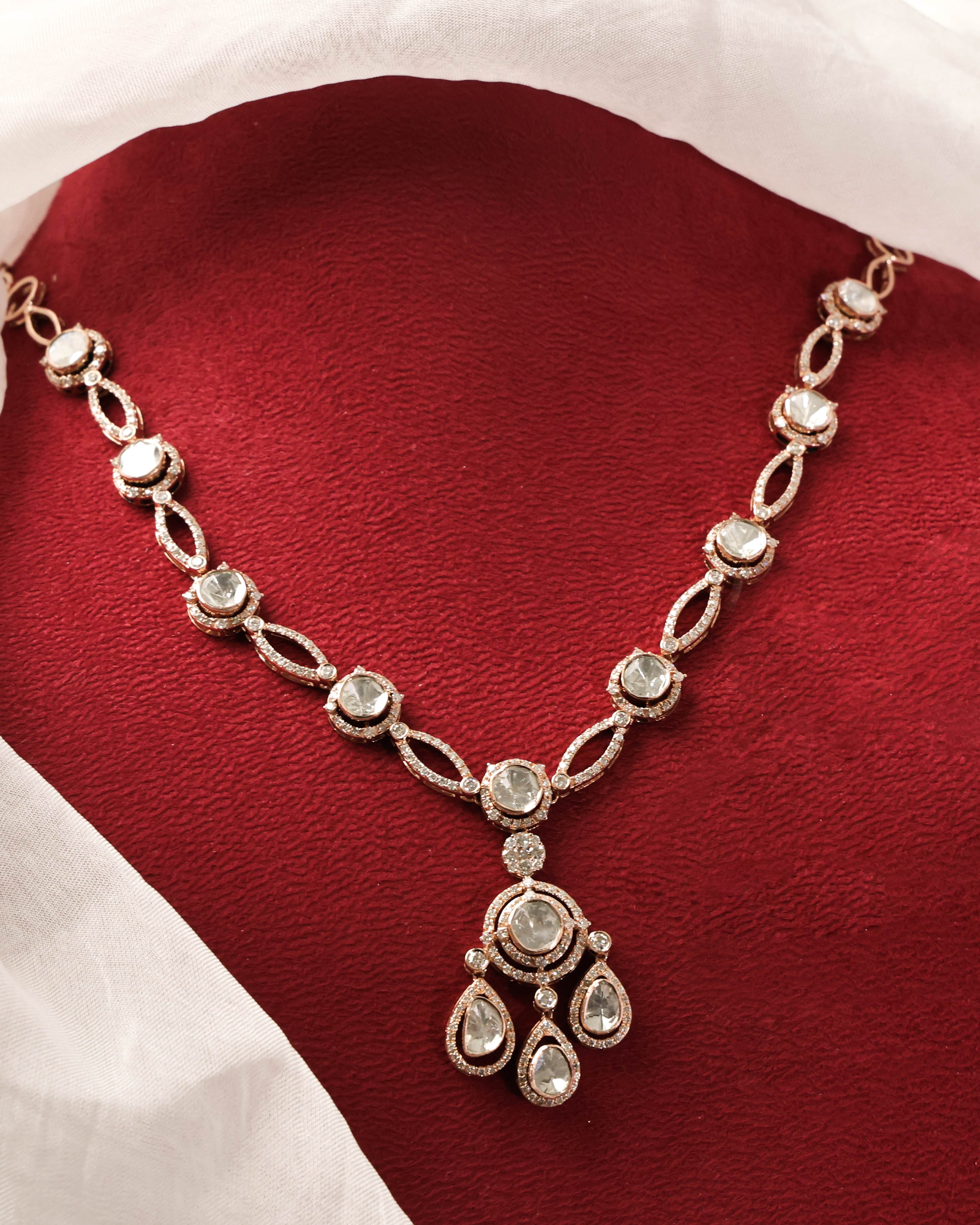 Emma Polki And Diamond Necklace