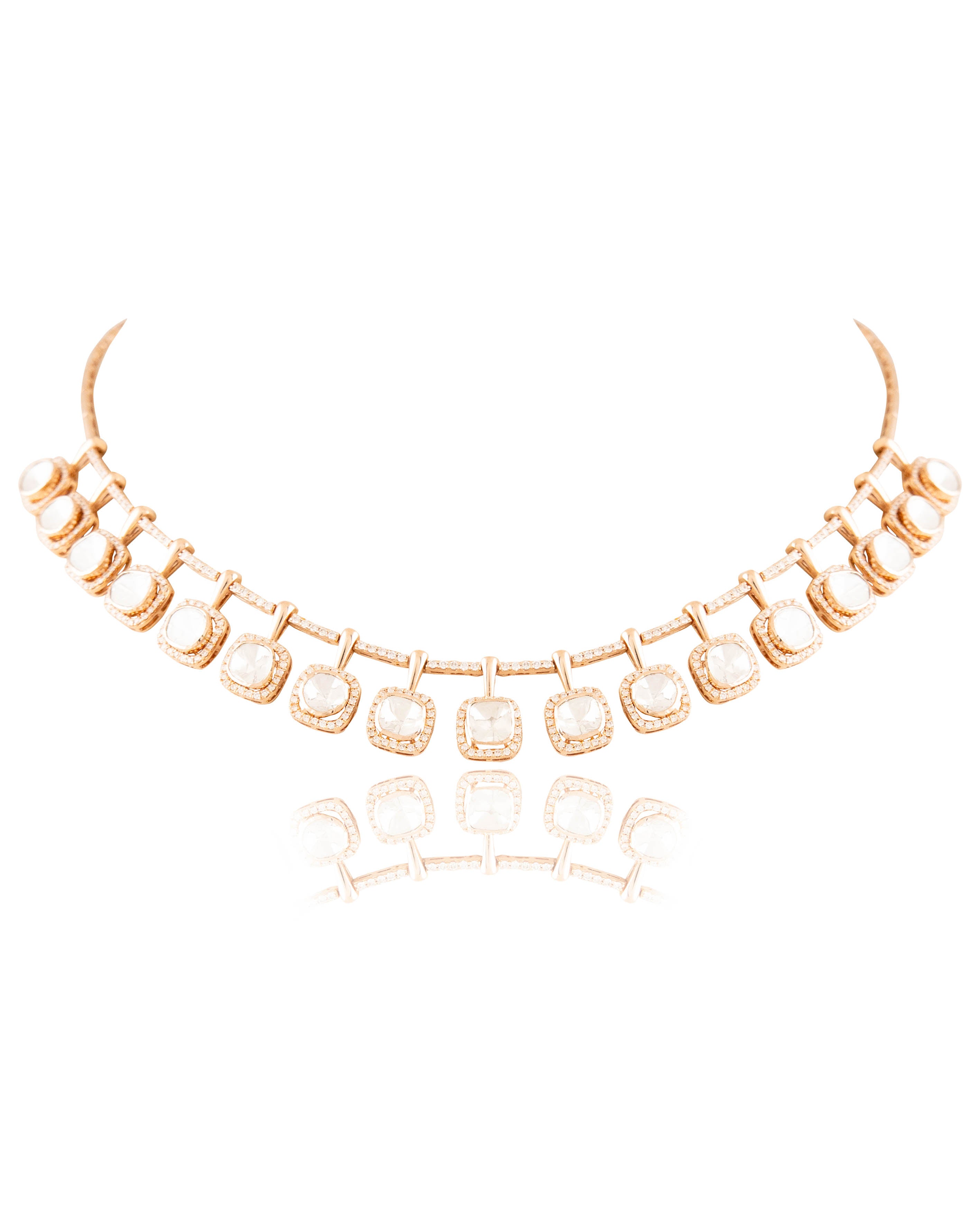 Kashish Polki And Diamond Necklace