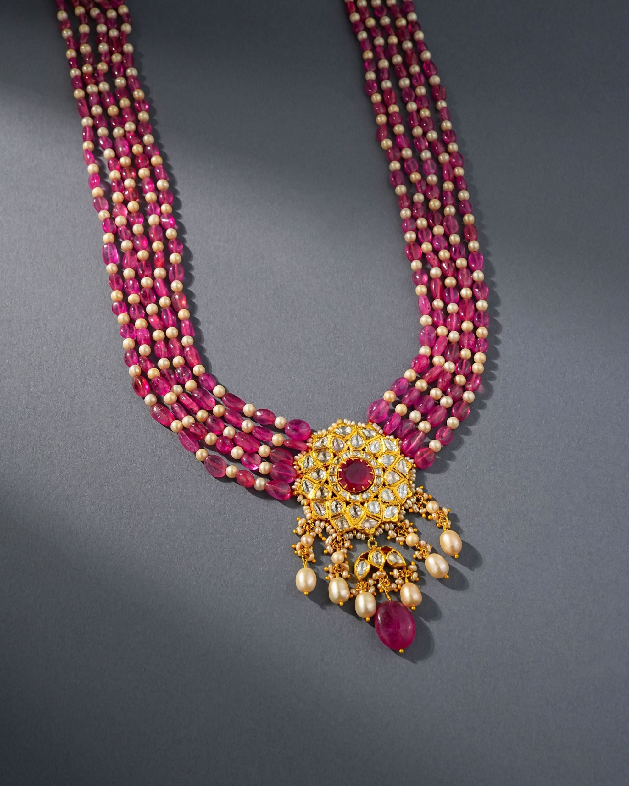 Jeena Polki Bead Pendant
