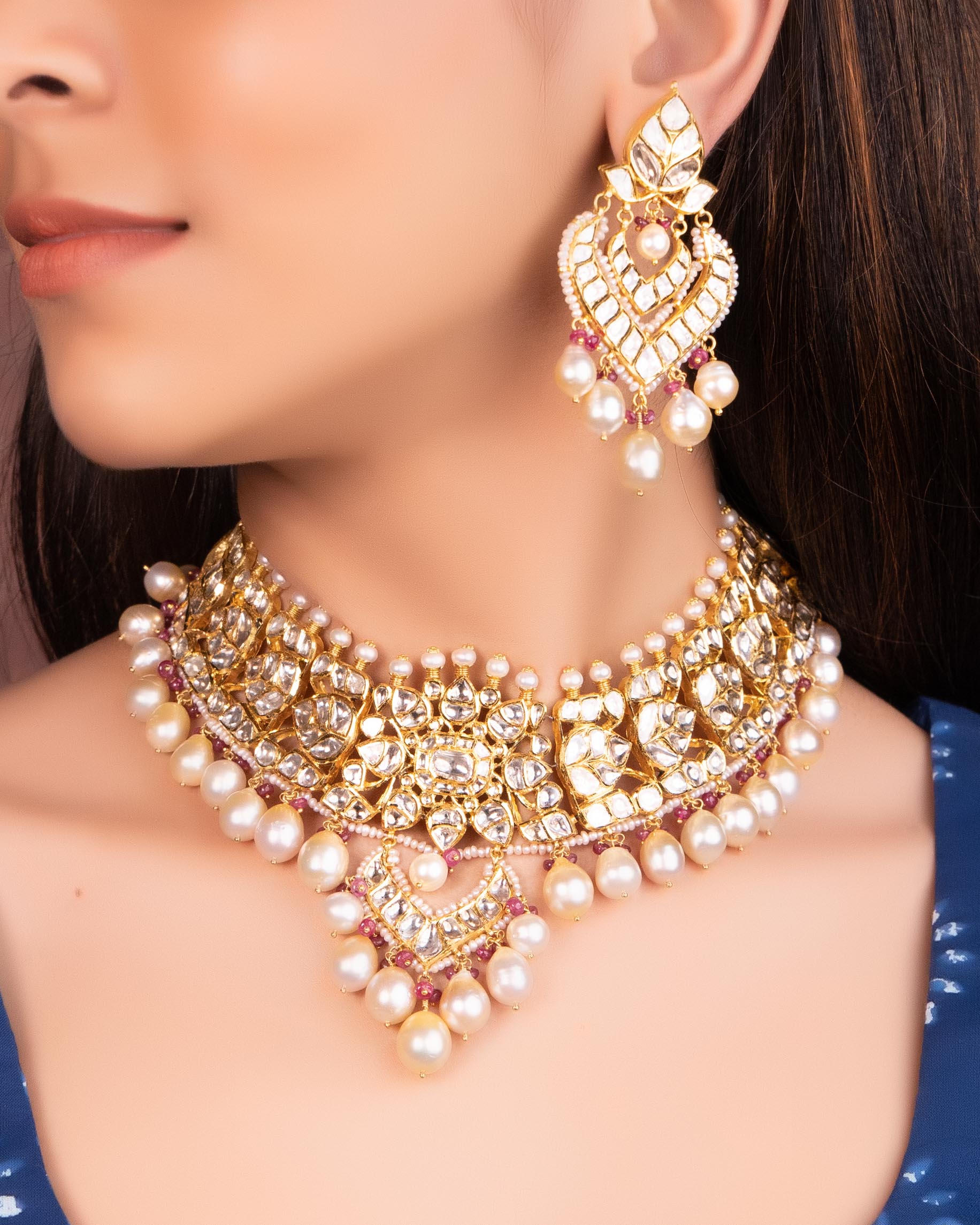 Radhika Jadau Polki Necklace