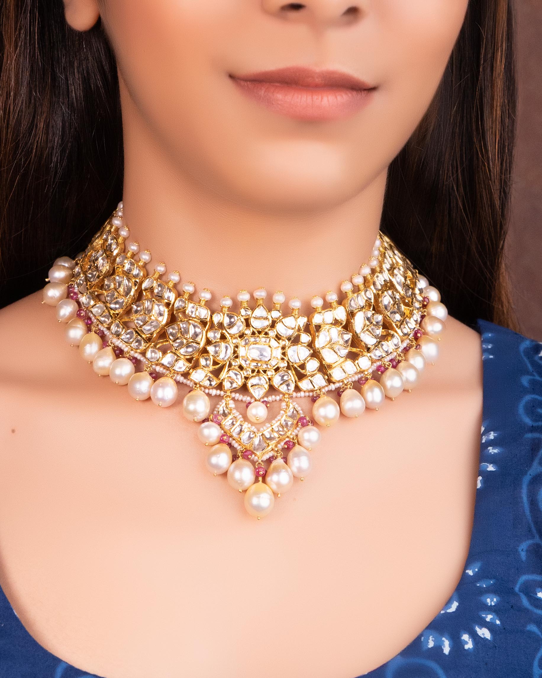 Radhika Jadau Polki Necklace