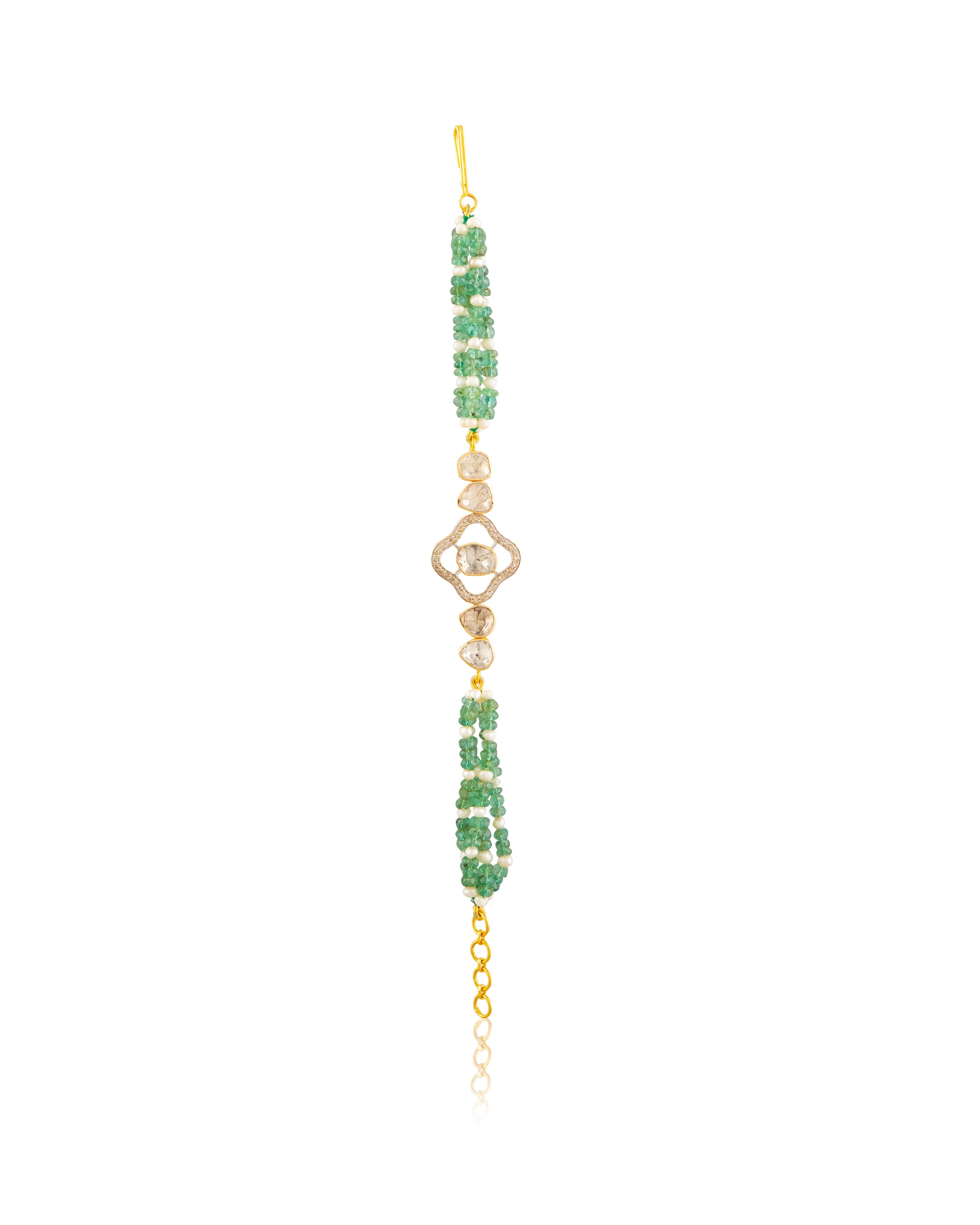 Madhuri Polki And Diamond Loose Bracelet