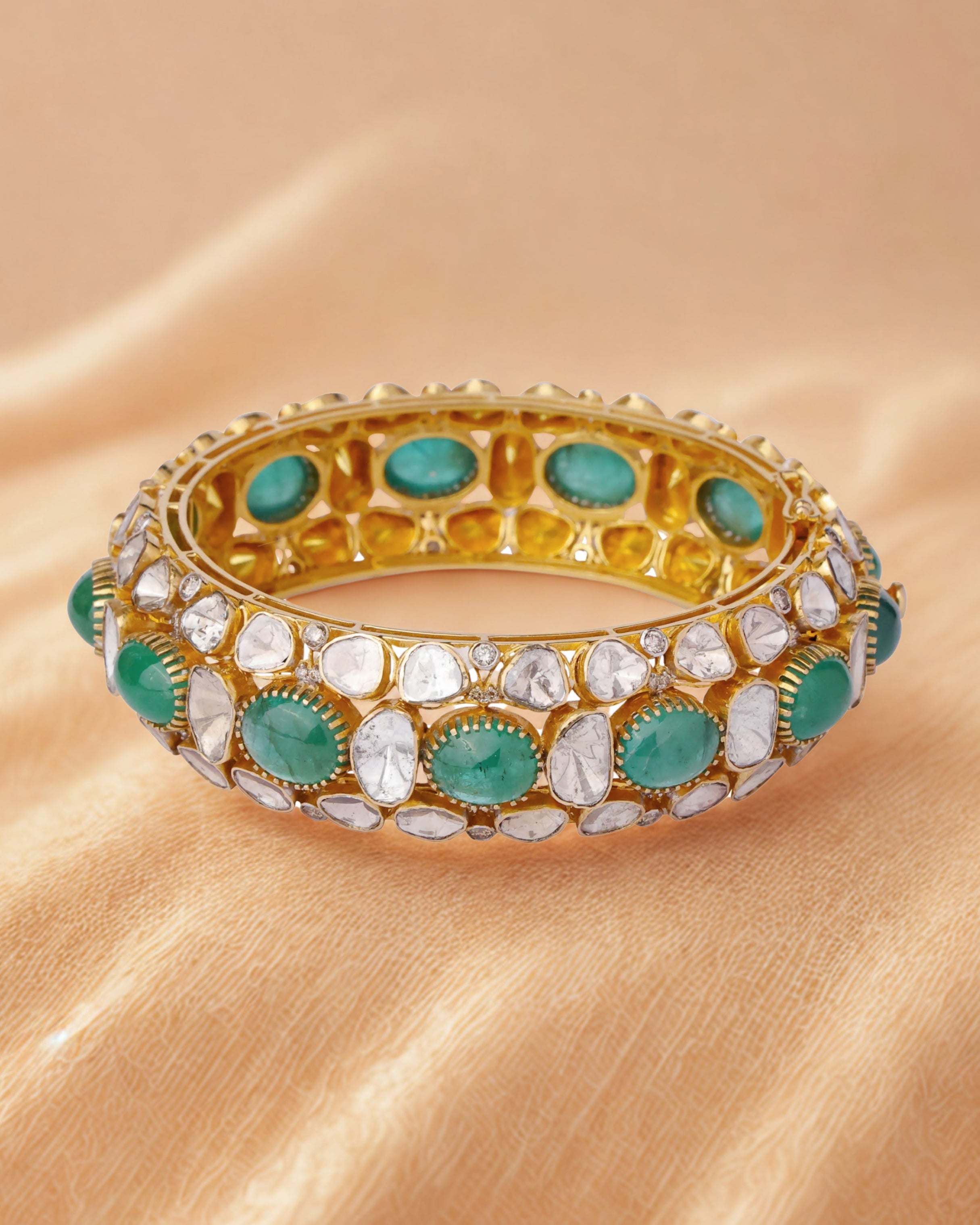 Nyx Polki And Diamond Bangle