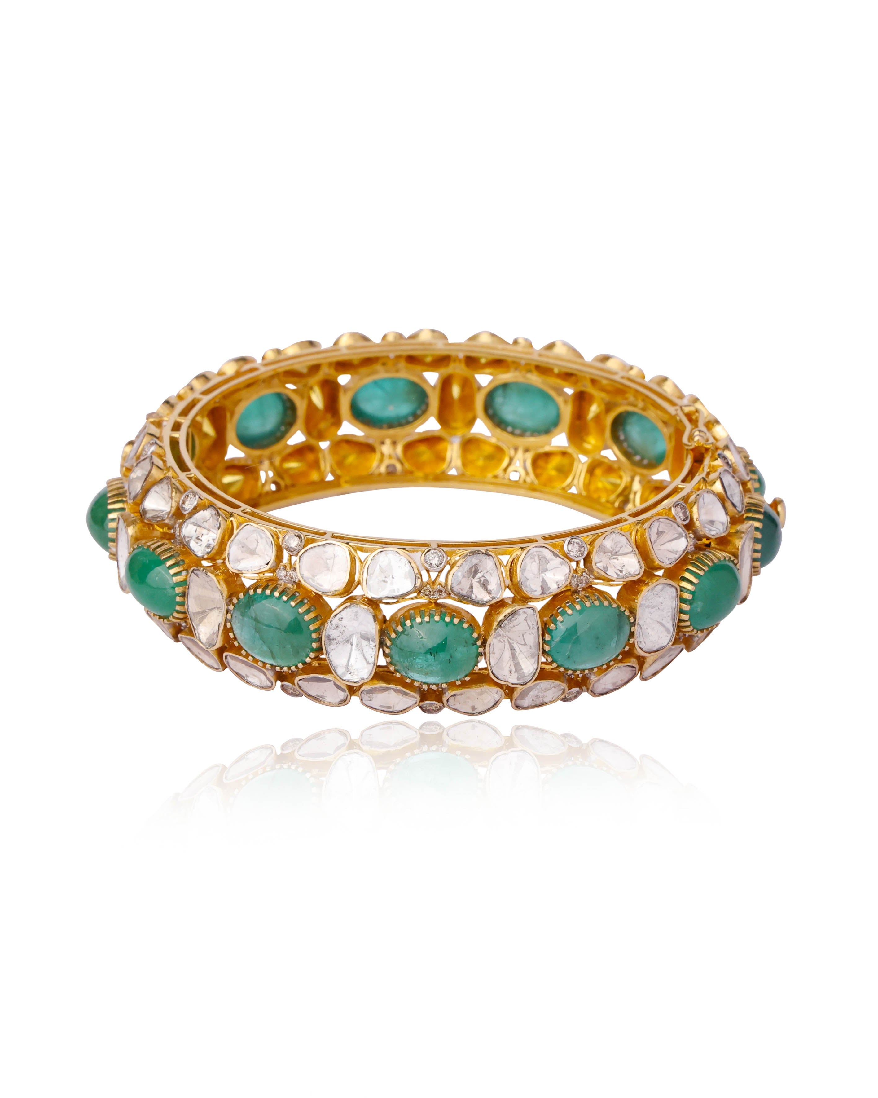 Anita Polki And Diamond Bangle