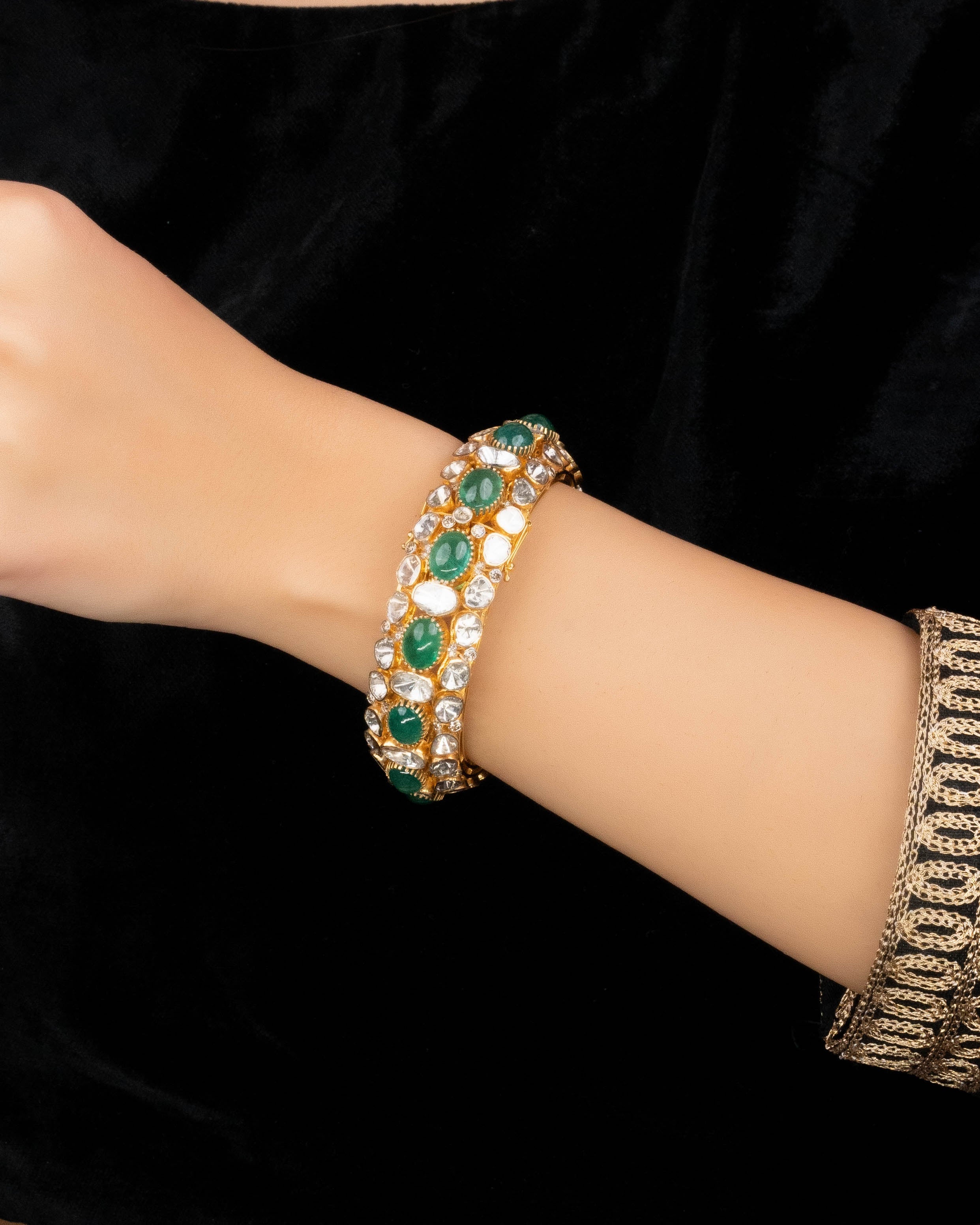 Anita Polki And Diamond Bangle