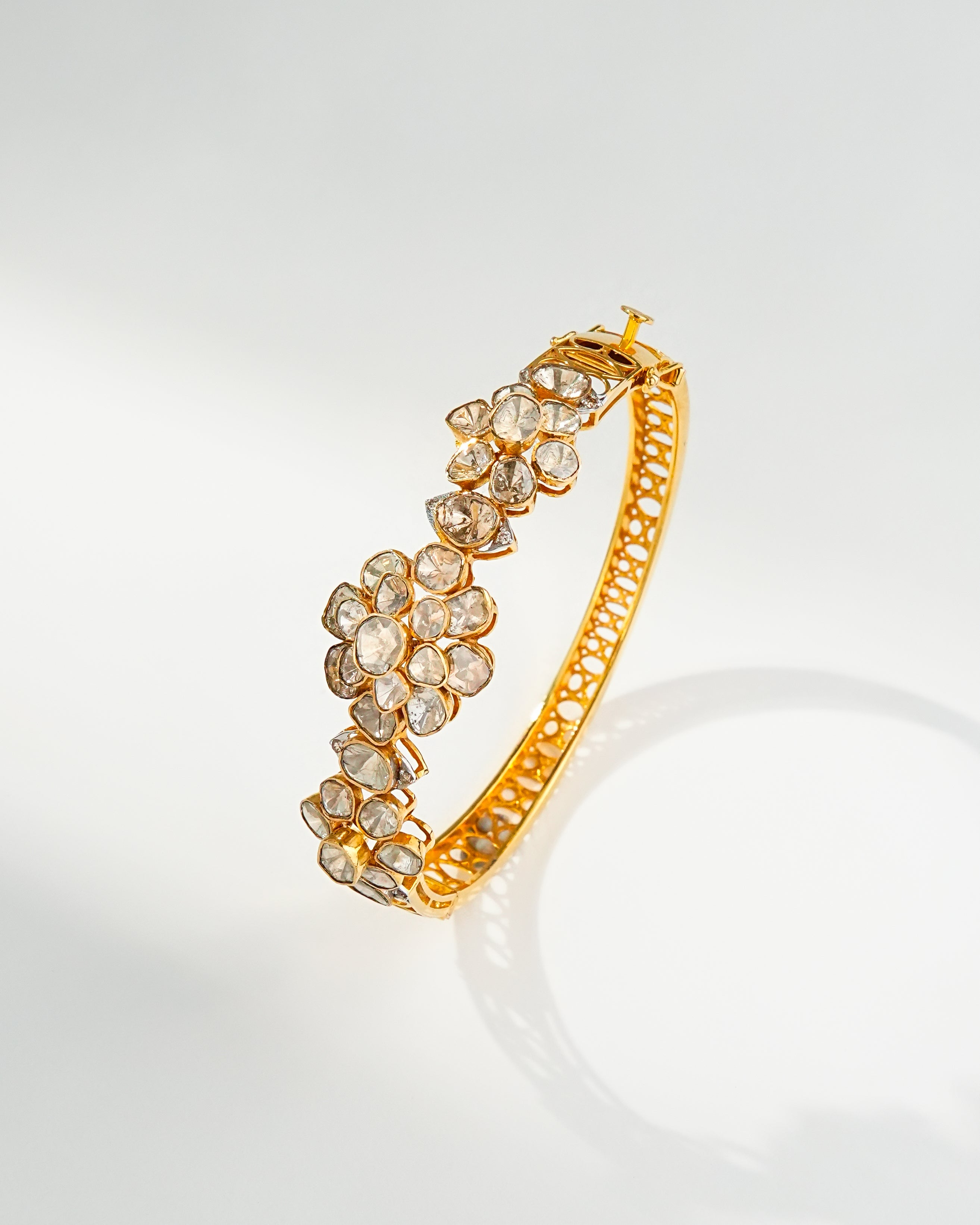 Louise Polki And Diamond Bangle