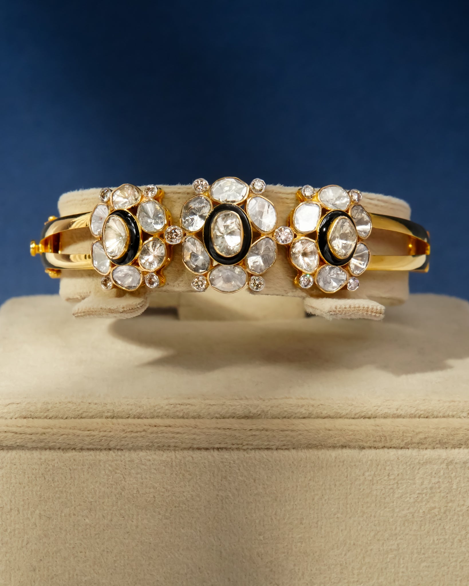 Seraphine Polki And Diamond Bangle