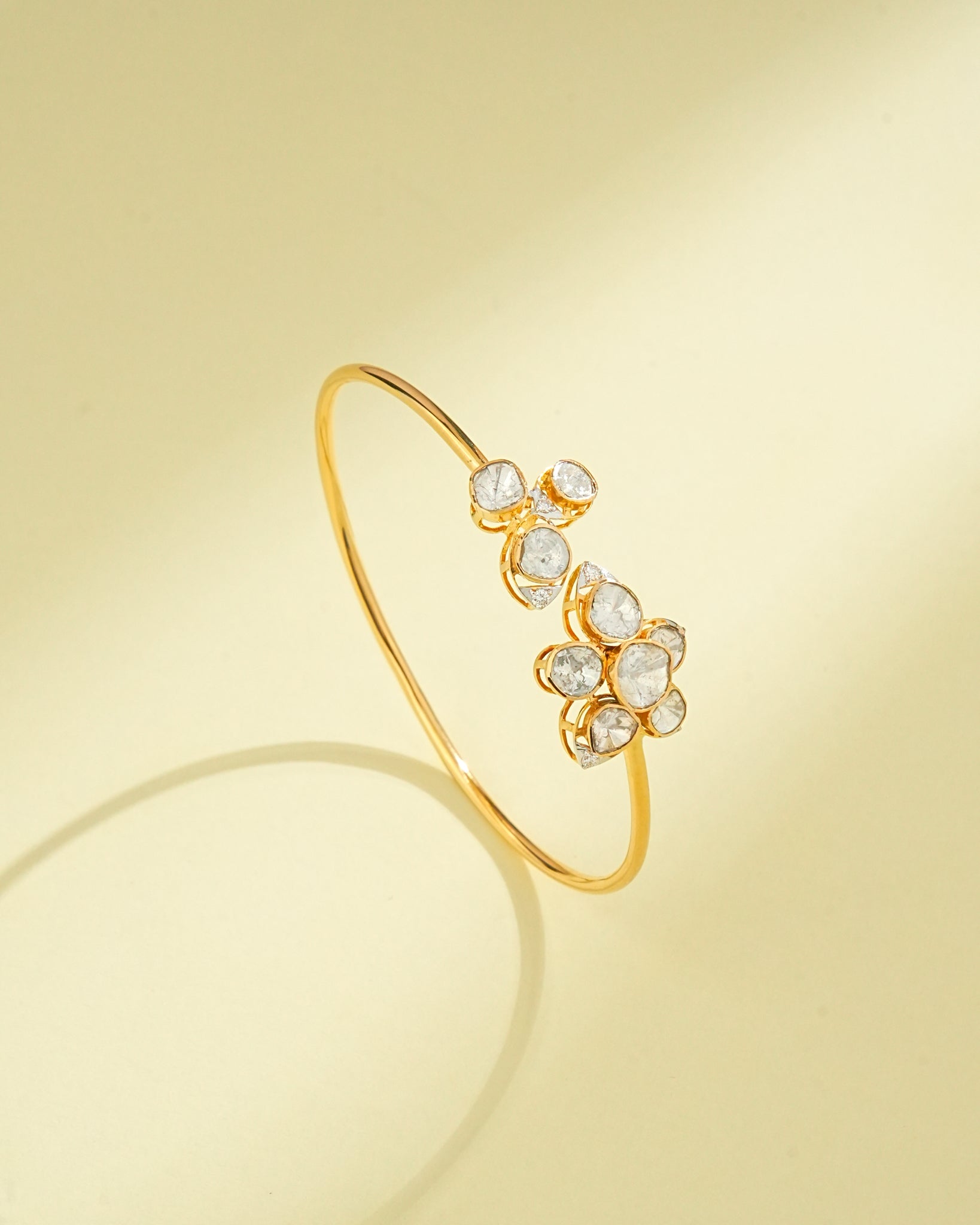 Amara Polki And Diamond Loose Bracelet