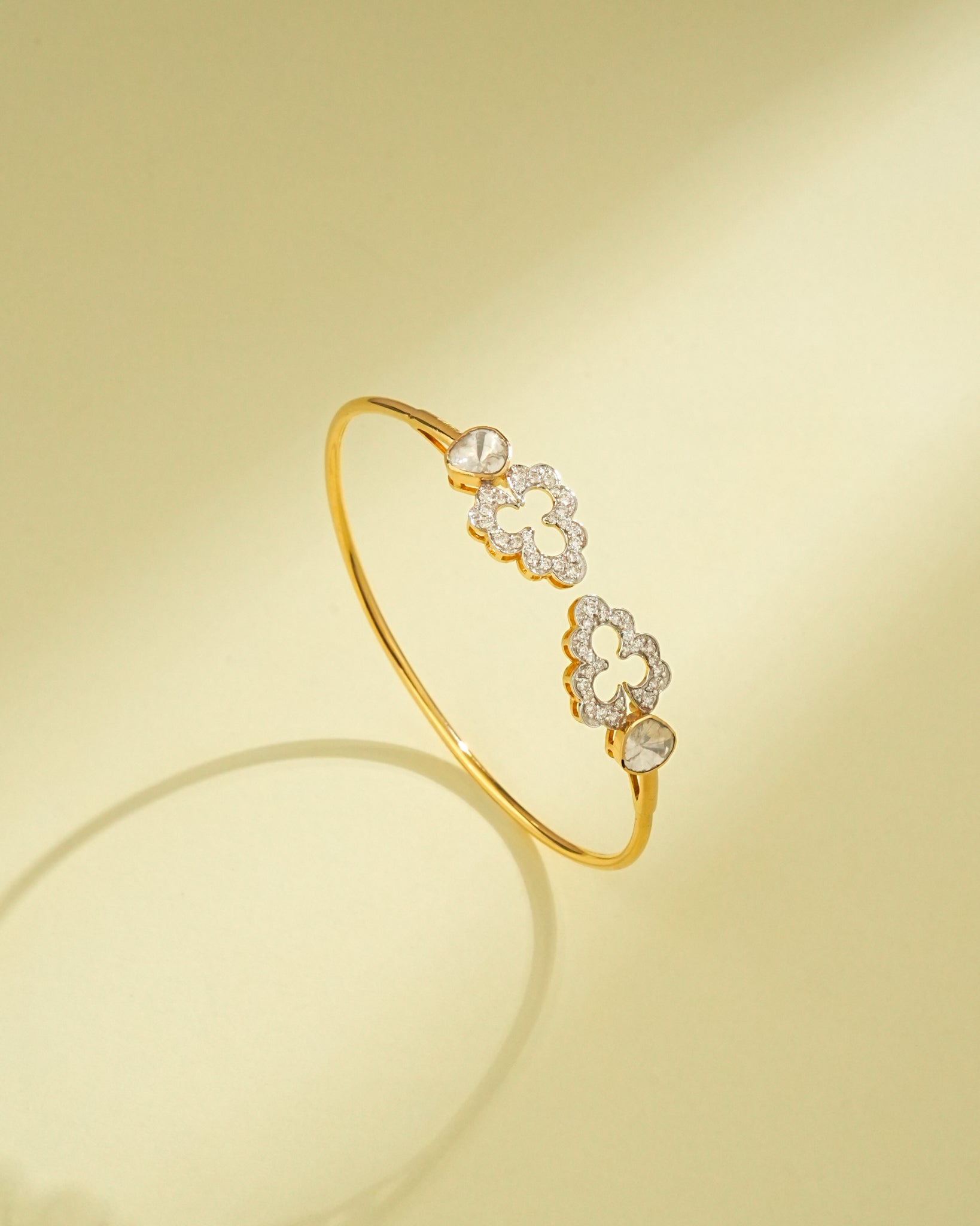 Kyra Polki And Diamond Loose Bracelet