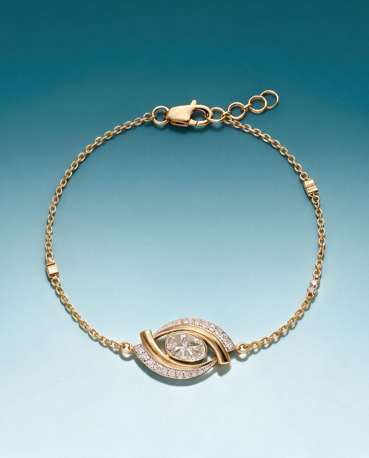 Mehak Polki And Diamond Loose Bracelet