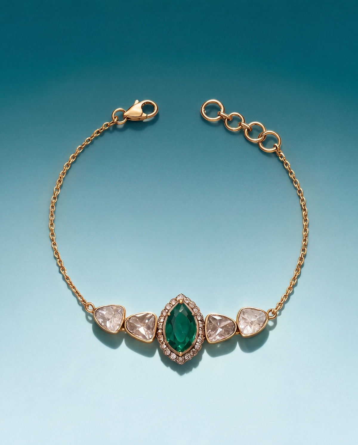 Deekshya Polki And Diamond Loose Bracelet
