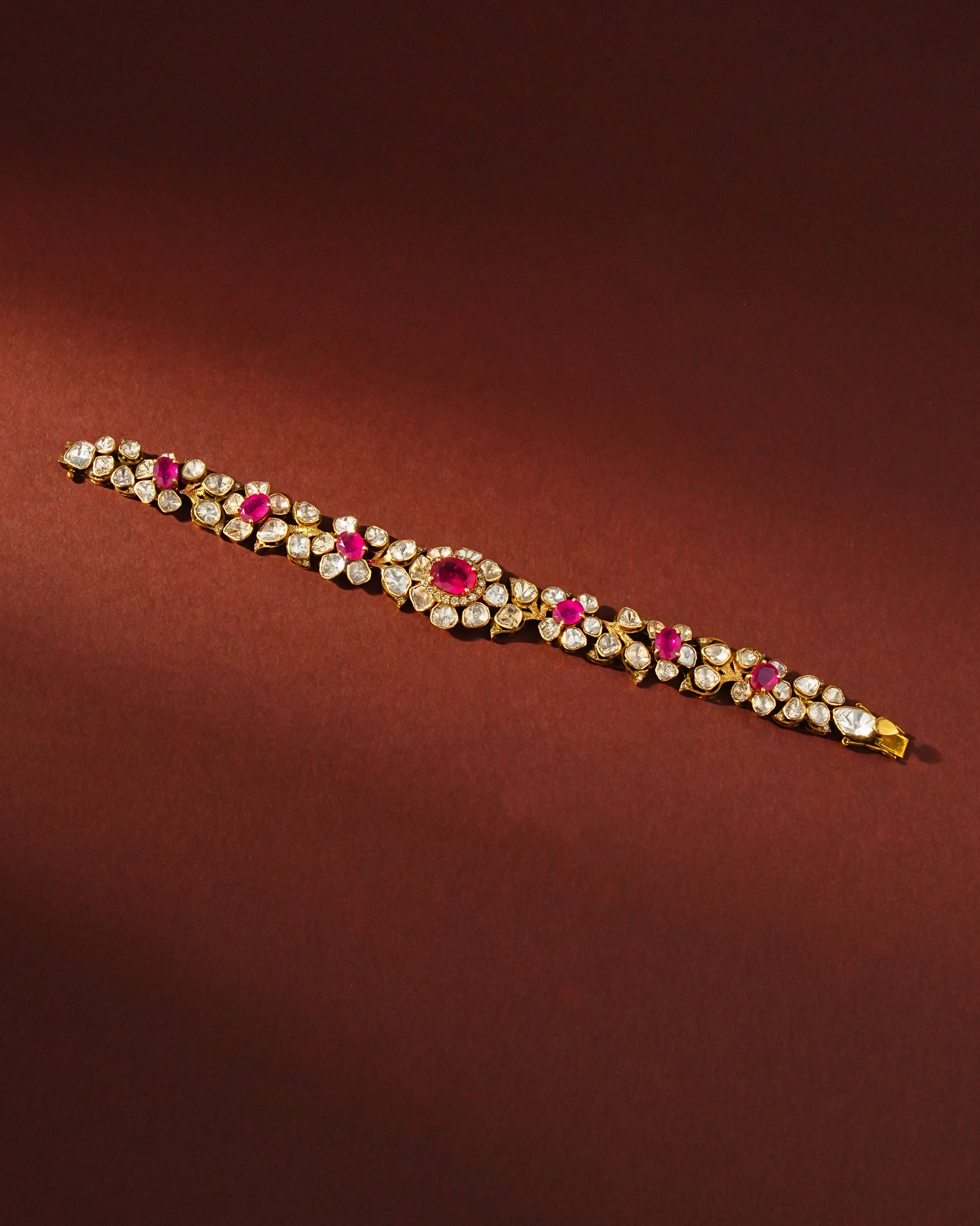 Angela Polki And Diamond Loose Bracelet