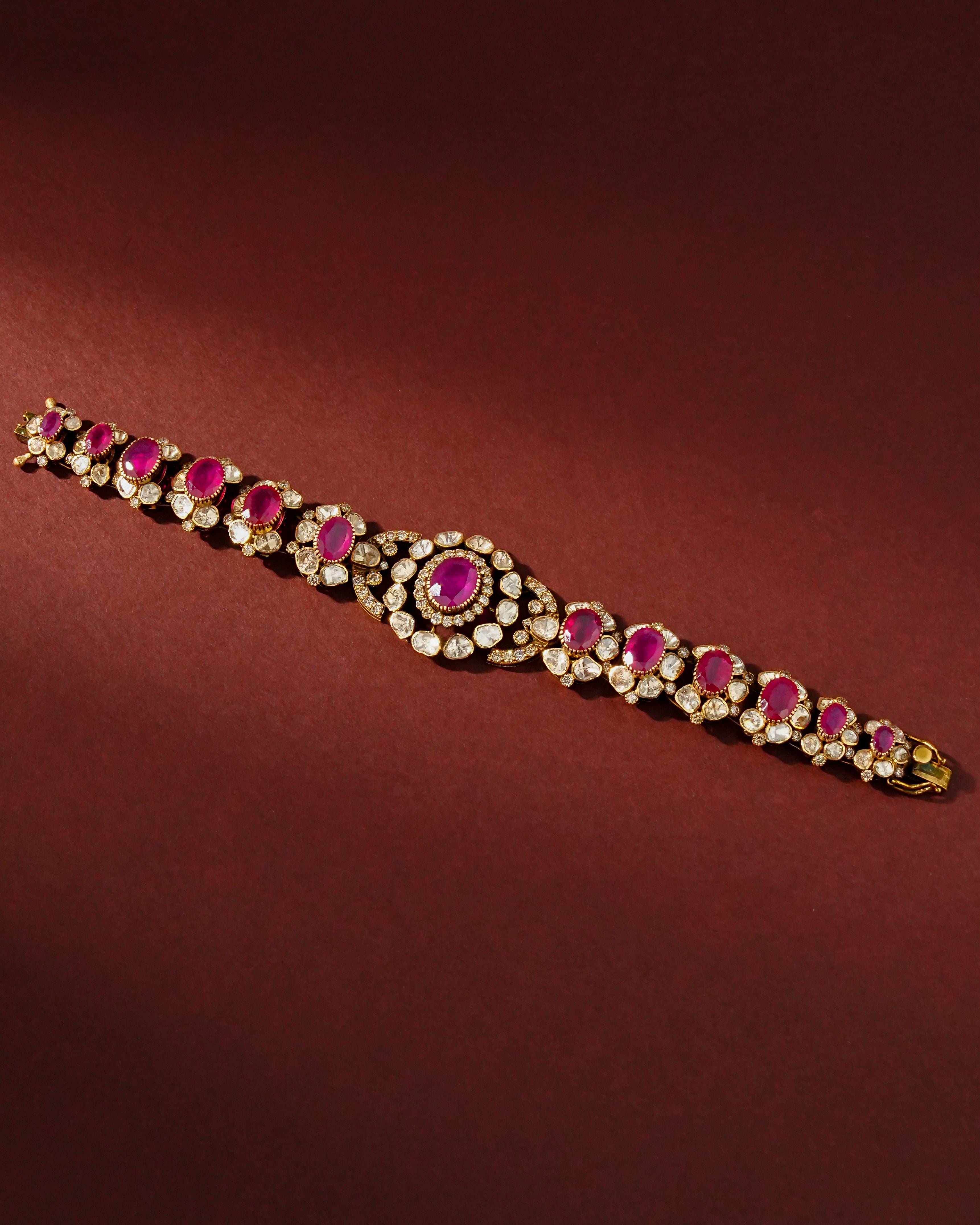 Kaylee Polki And Diamond Loose Bracelet