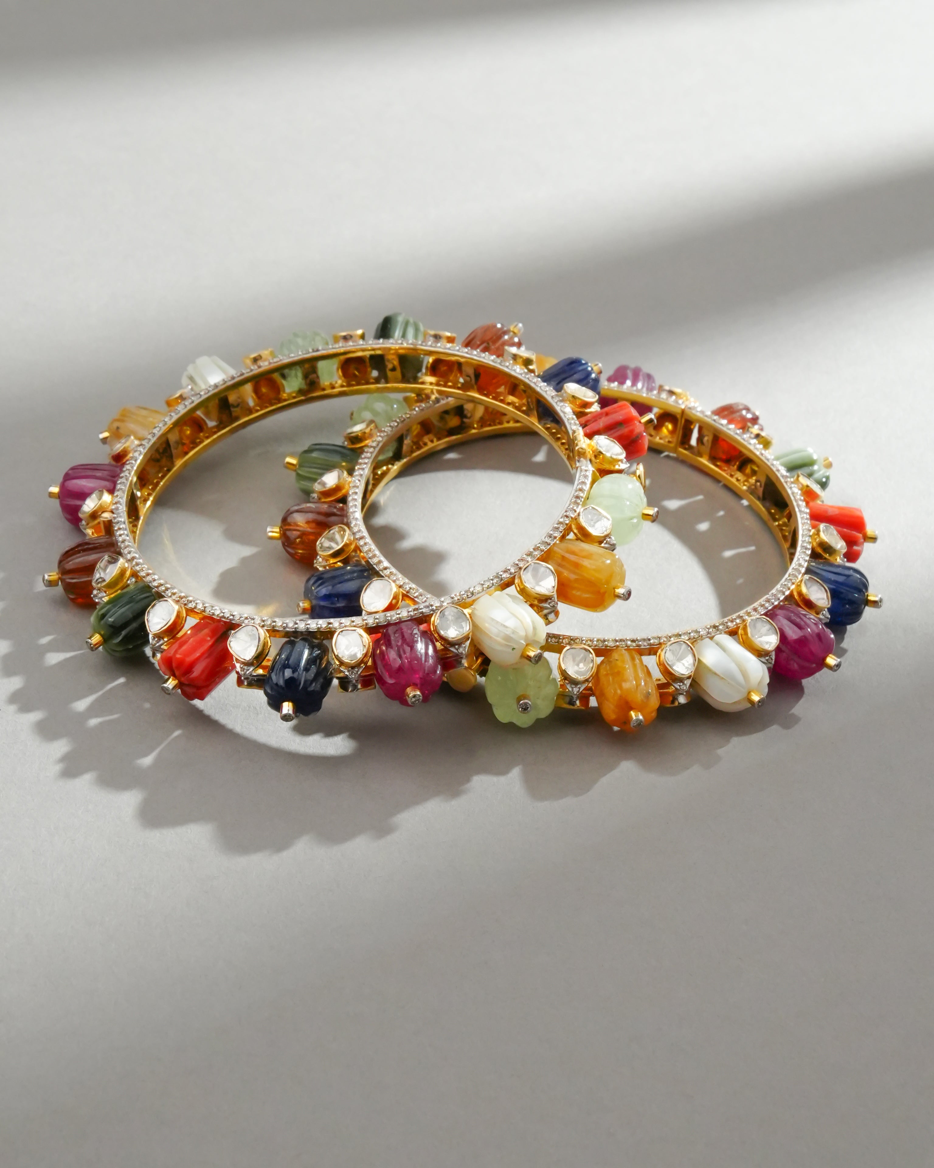 Paula Polki And Diamond Bangle