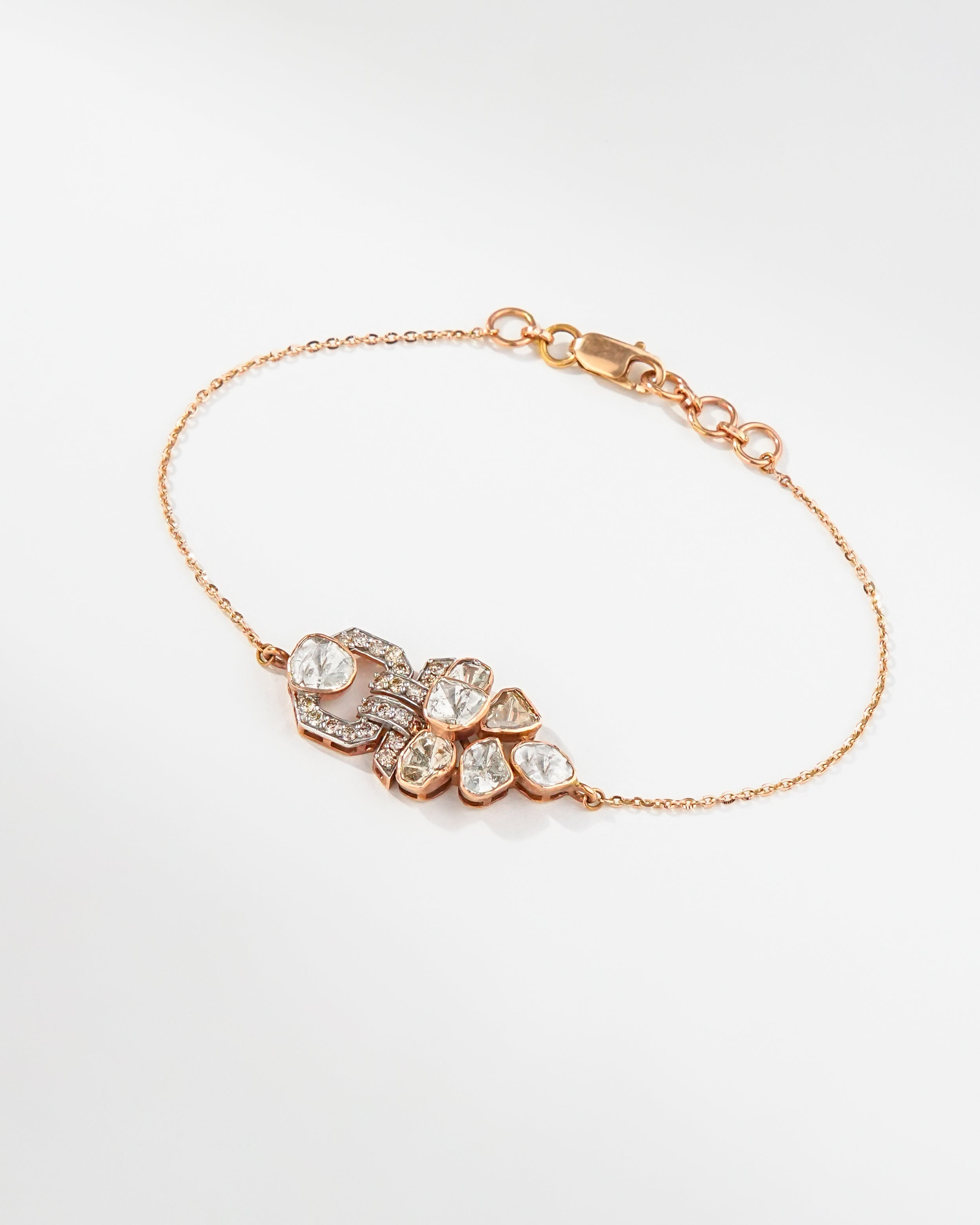 Minakshi Polki And Diamond Loose Bracelet