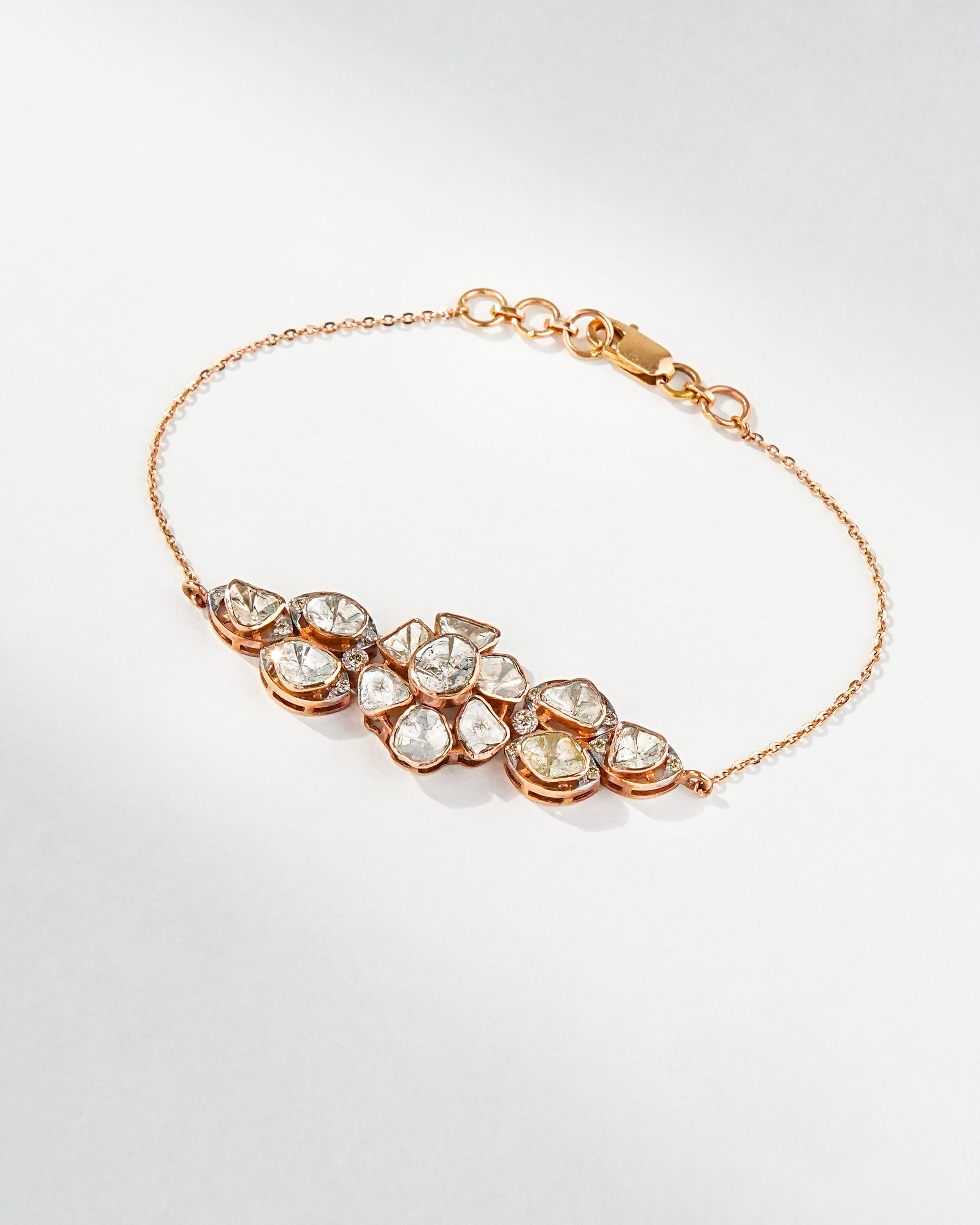 Sheetal Polki And Diamond Loose Bracelet