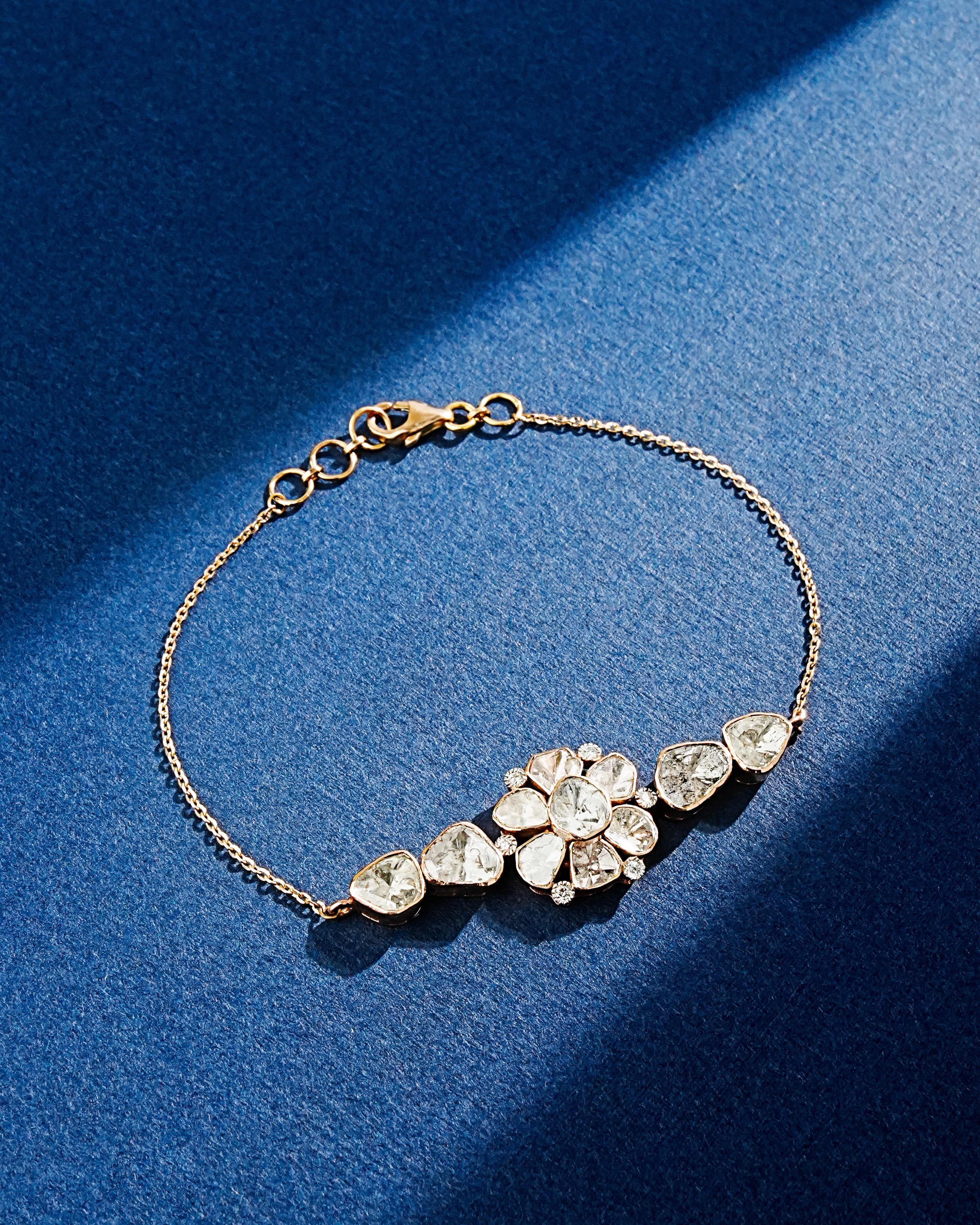 Matais Polki And Diamond Loose Bracelet