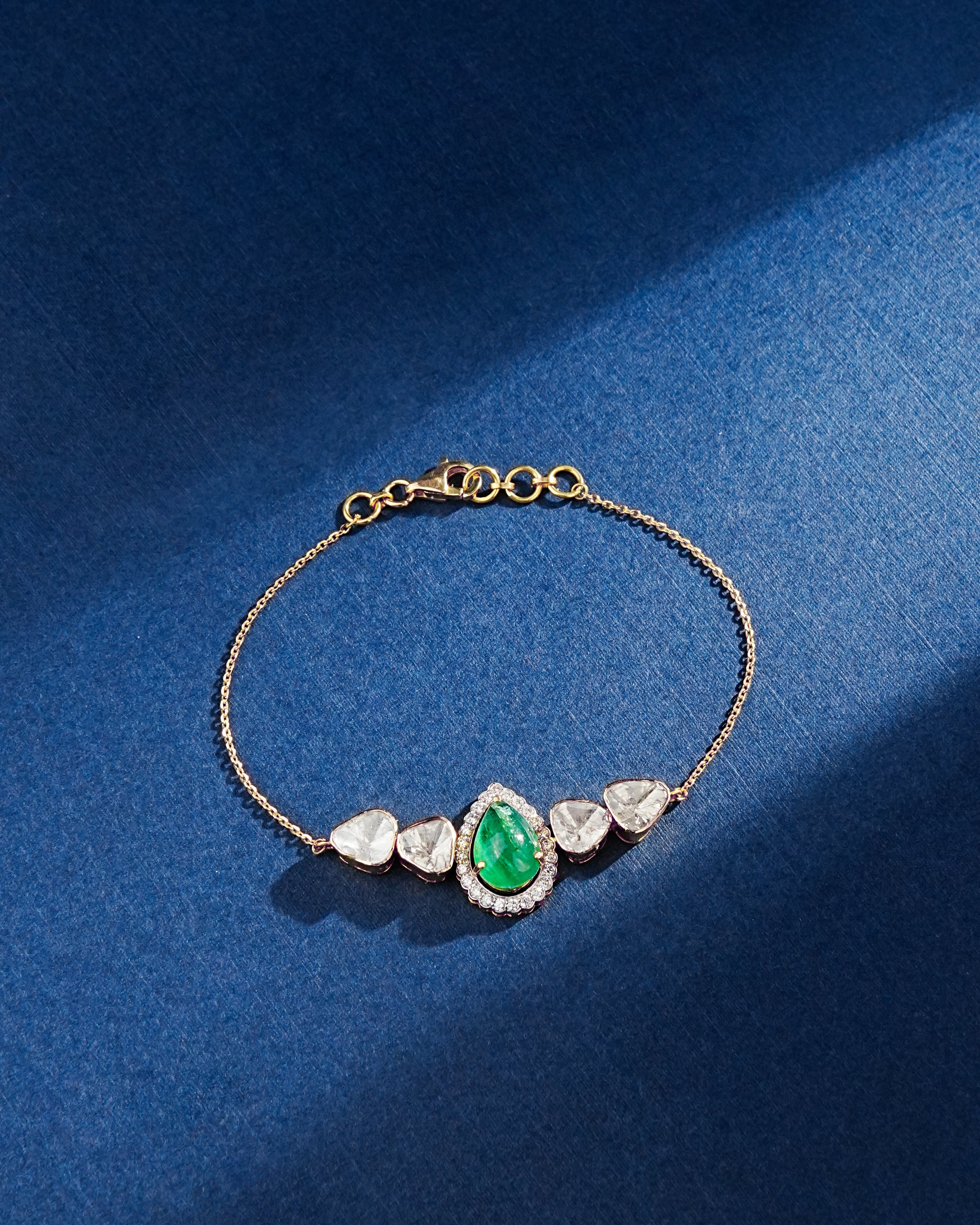 Deekshya Polki And Diamond Loose Bracelet