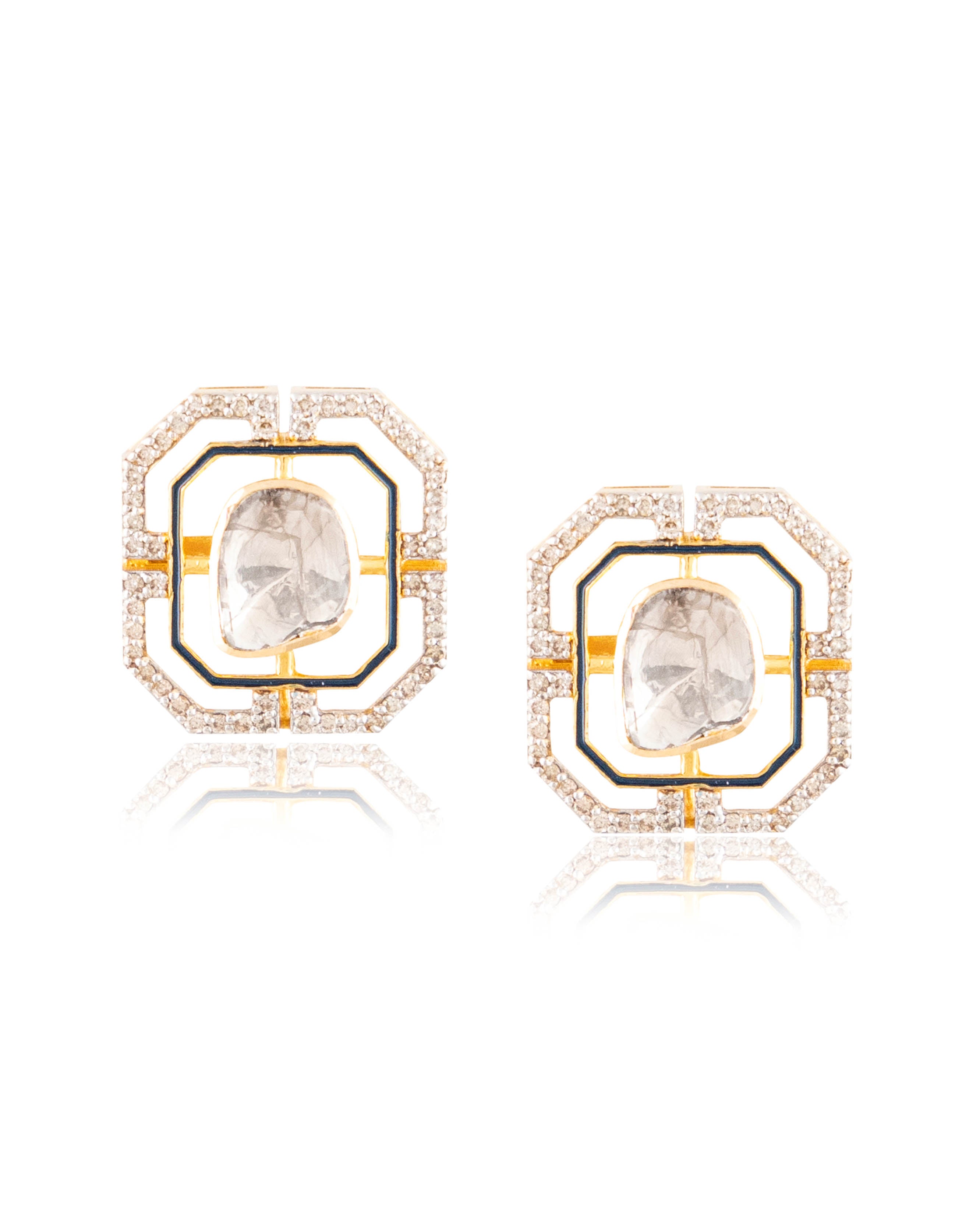 Maya Polki And Diamond Tops