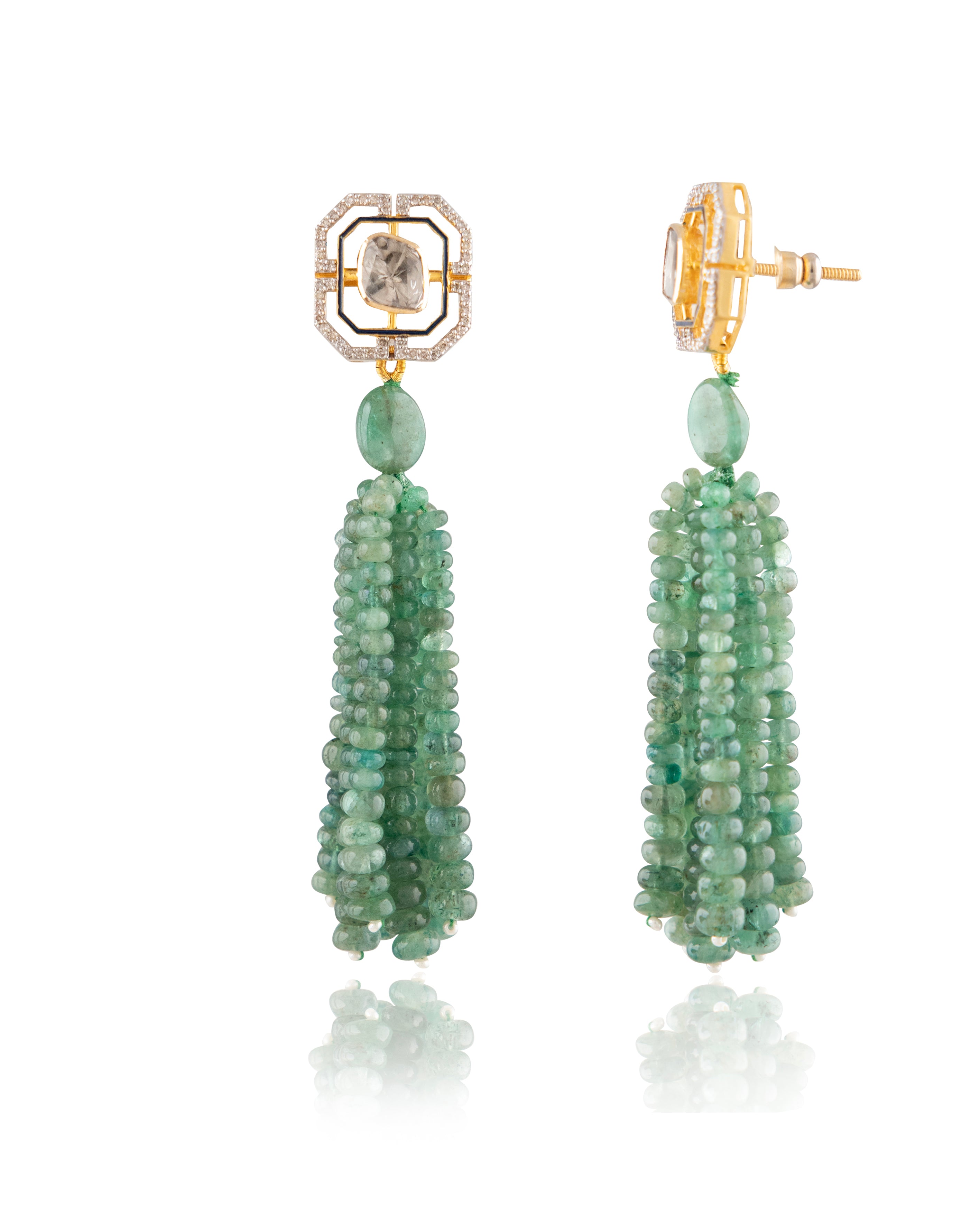 Maya Polki And Diamond Tops