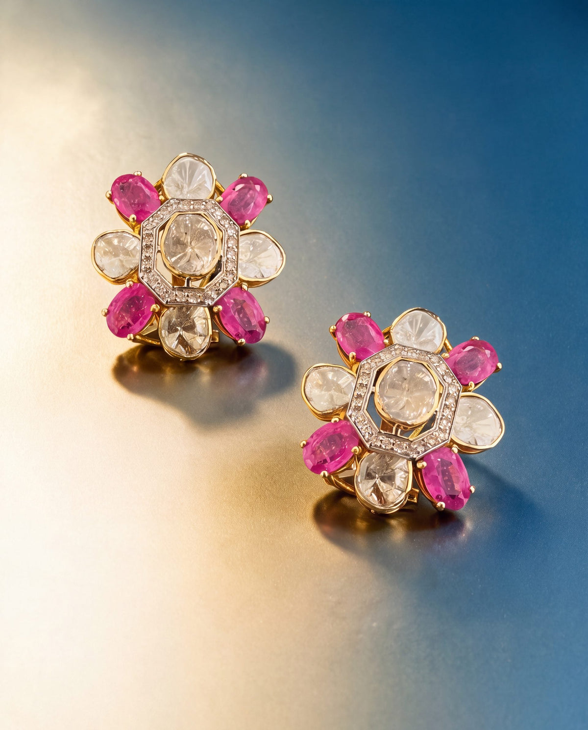 Swapnali Polki And Diamond Tops